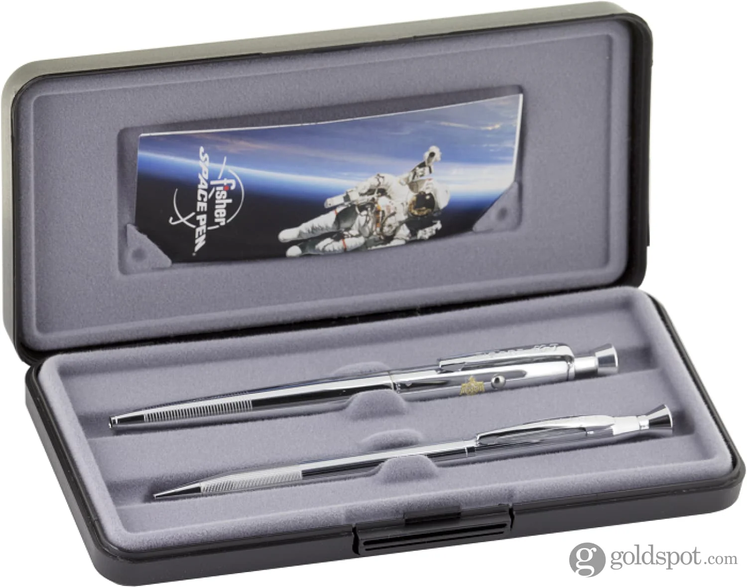 Fisher Space Pen Ballpoint Pen with Thunderbirds Engraving in Chrome - Image 4