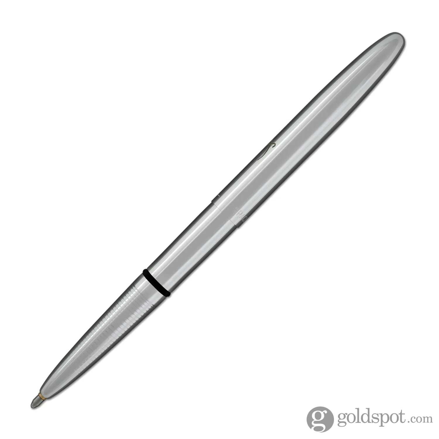 Fisher Space Pen Bullet Ballpoint Pen with Fisher Space Pen Logo in Chrome - Image 2