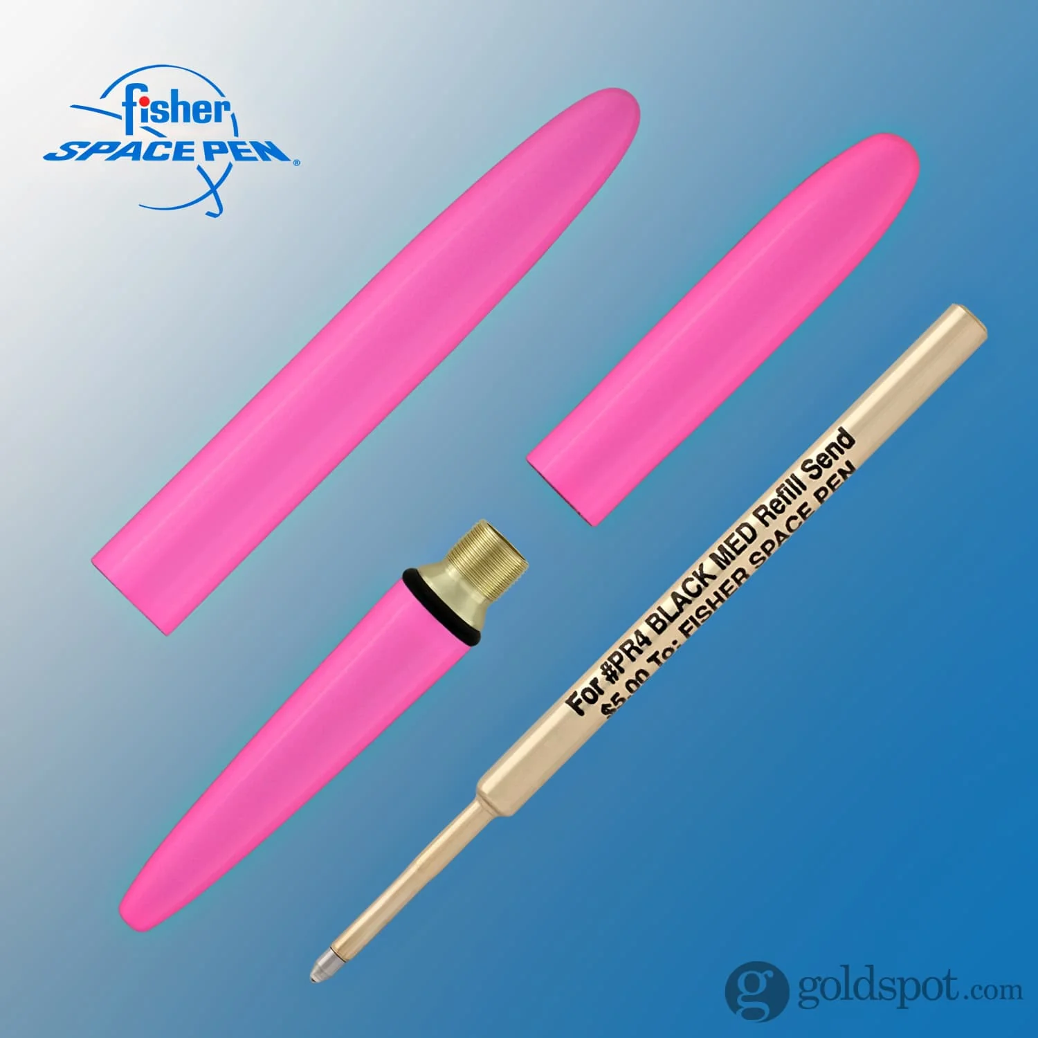 Fisher Space Pen Bullet Ballpoint Pen in Pink - Image 3