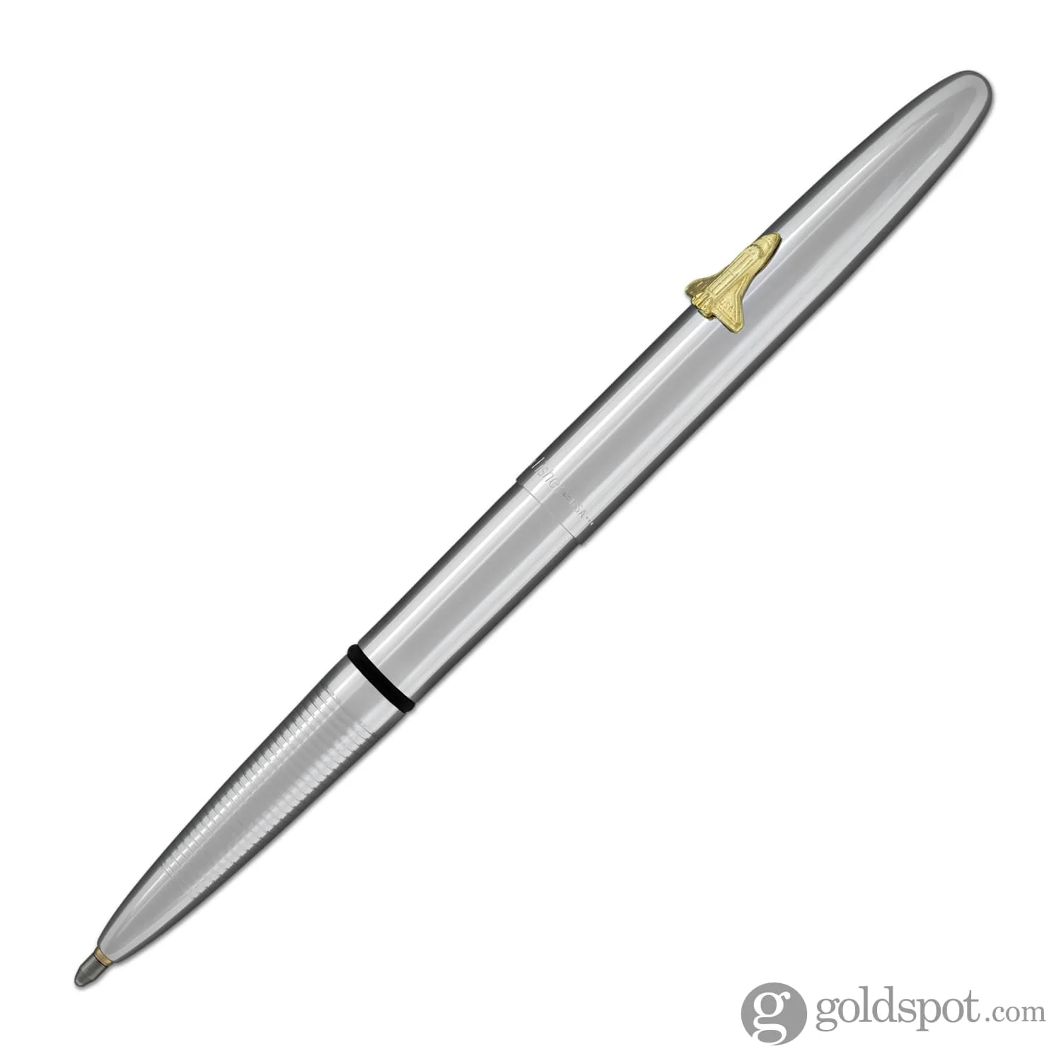Fisher Space Pen Bullet Ballpoint Pen with Shuttle Emblem in Chrome - Image 2