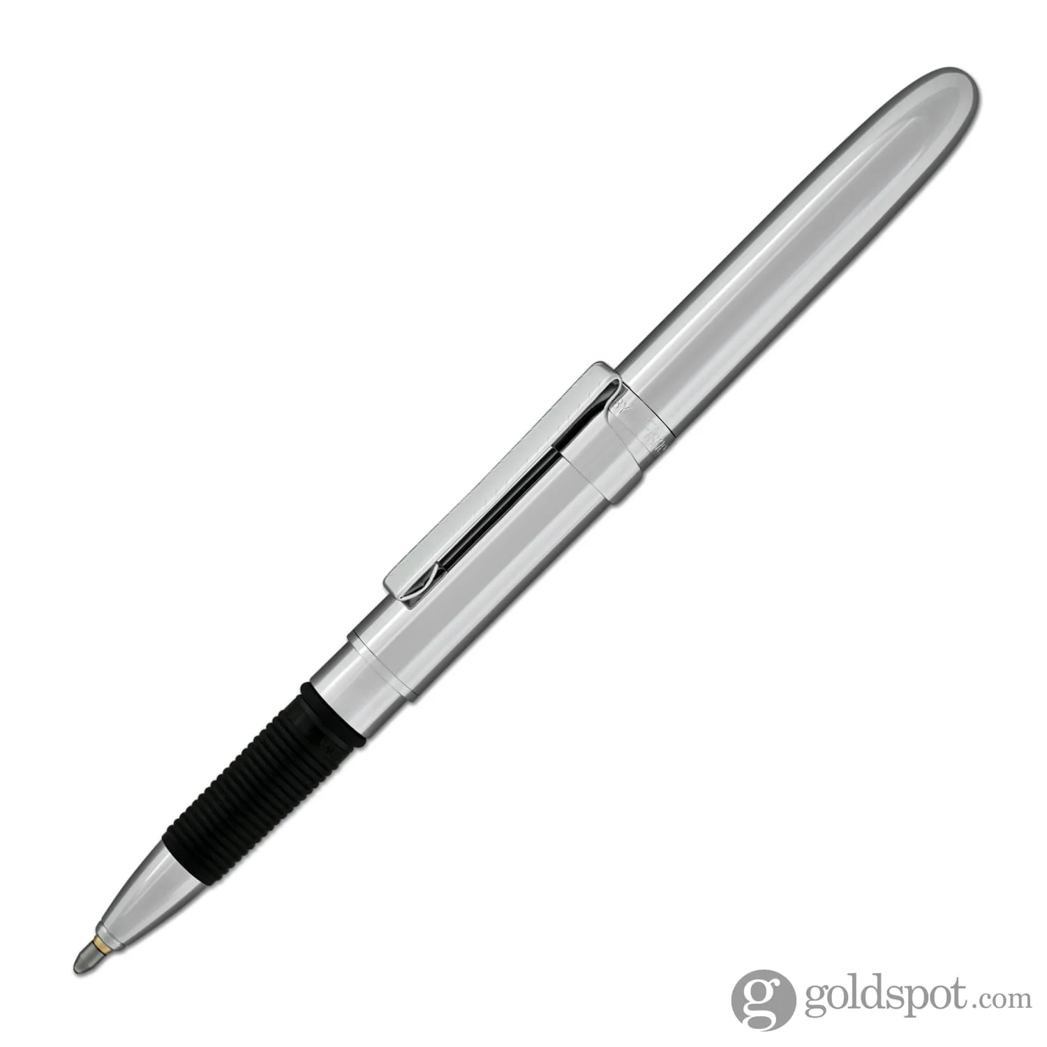 Fisher Space Pen Bullet Grip Ballpoint Pen with Stylus & Clip in Chrome - Image 2