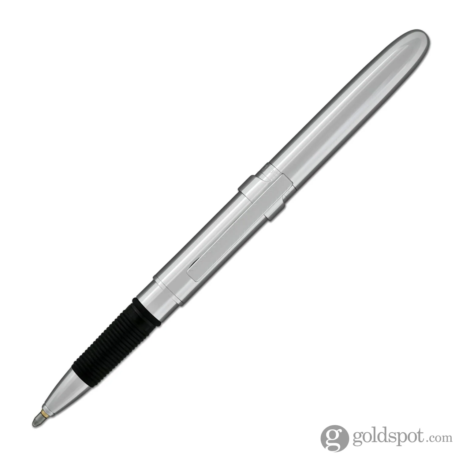 Fisher Space Pen Bullet Grip Ballpoint Pen with Stylus & Clip in Chrome - Image 3