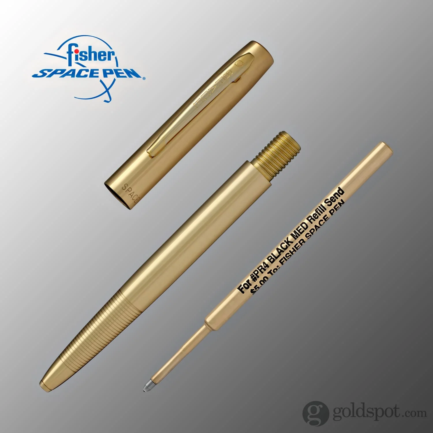 Fisher Space Pen Cap-O-Matic Ballpoint Pen in Lacquered Brass - Image 6