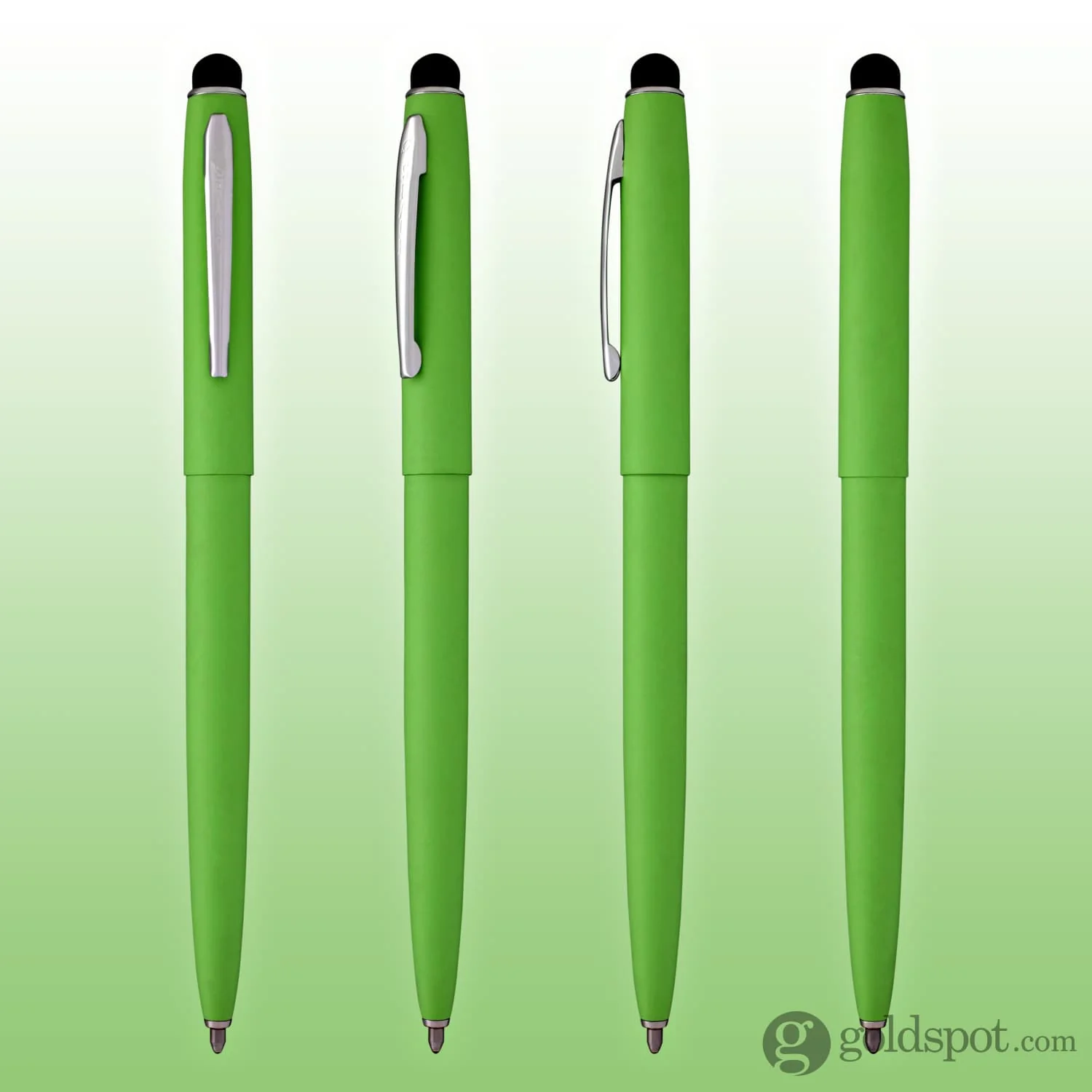 Fisher Space Pen Cap-O-Matic Ballpoint Pen in Matte Green with Stylus - Image 5