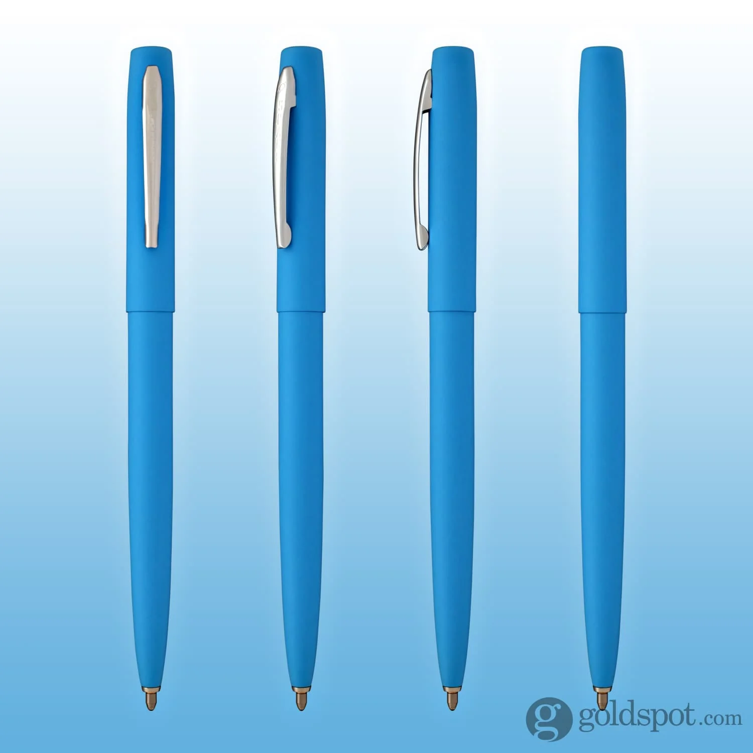 Fisher Space Pen Cap-O-Matic Specialized Ballpoint Pen Powder Coated in Matte Blue - Image 5