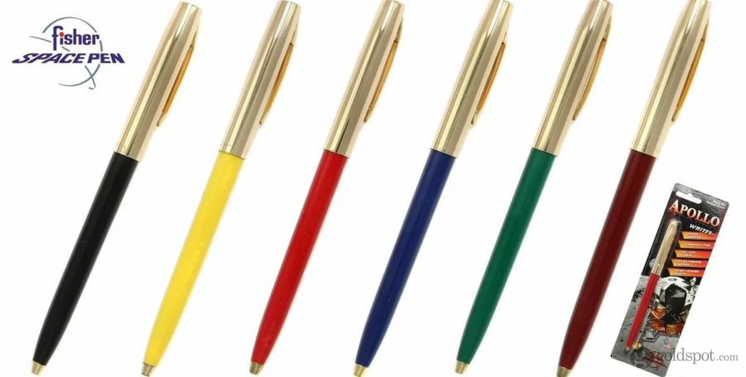 Fisher Space Pen Cap-O-Matic Ballpoint Pen in Burgundy with Brass Trim - Image 3