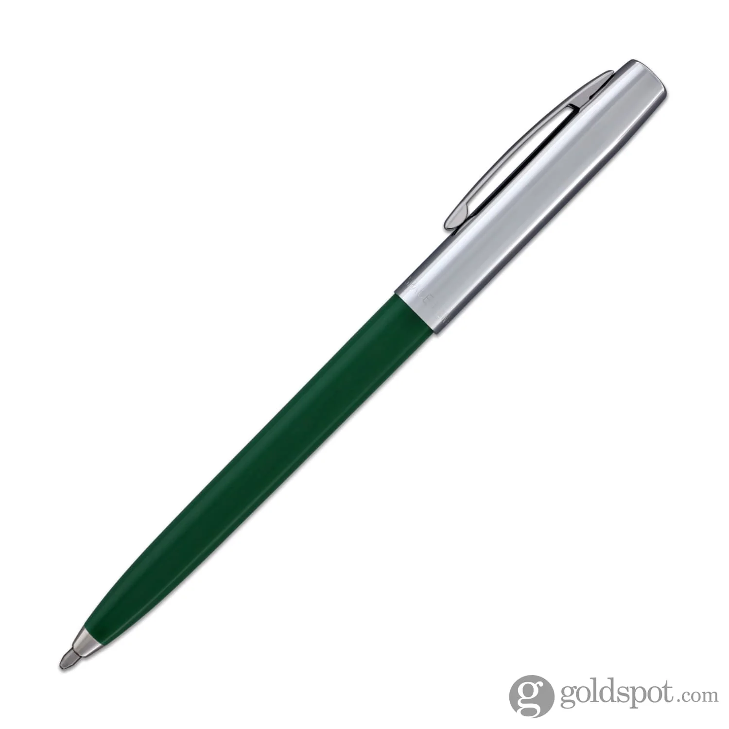 Fisher Space Pen Cap-O-Matic Ballpoint Pen in Green & Chrome - Image 3