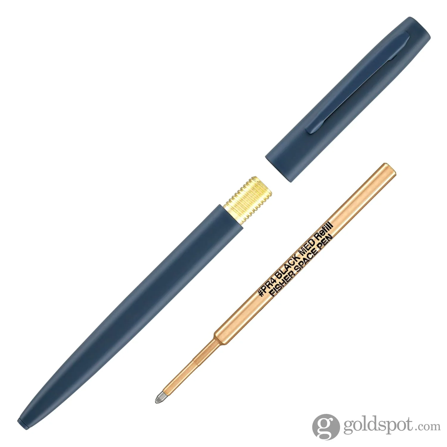 Fisher Space Cap-O-Matic Ballpoint Pen in Cerakote® Elite Navy Blue - Image 5