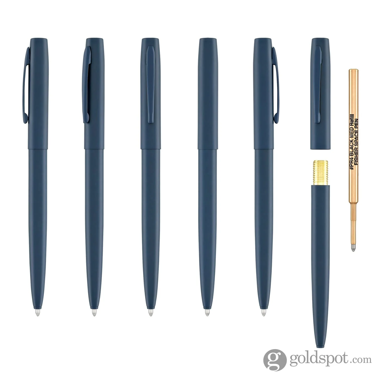 Fisher Space Cap-O-Matic Ballpoint Pen in Cerakote® Elite Navy Blue - Image 6