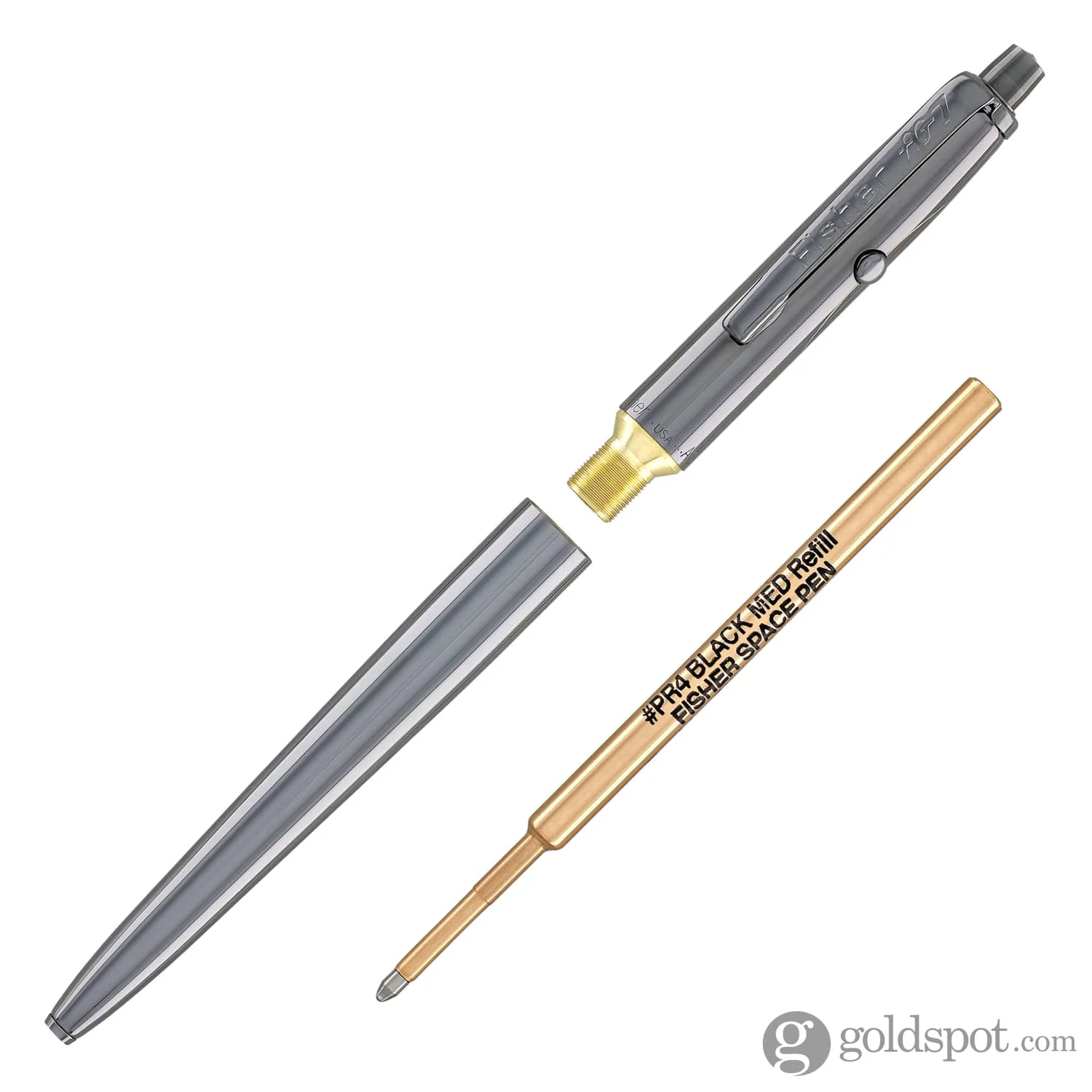 Fisher Space Pen AG7 Astronaut Moonwalker Ballpoint Pen in Black Titanium Nitride with Axiom Space Logo - Image 4