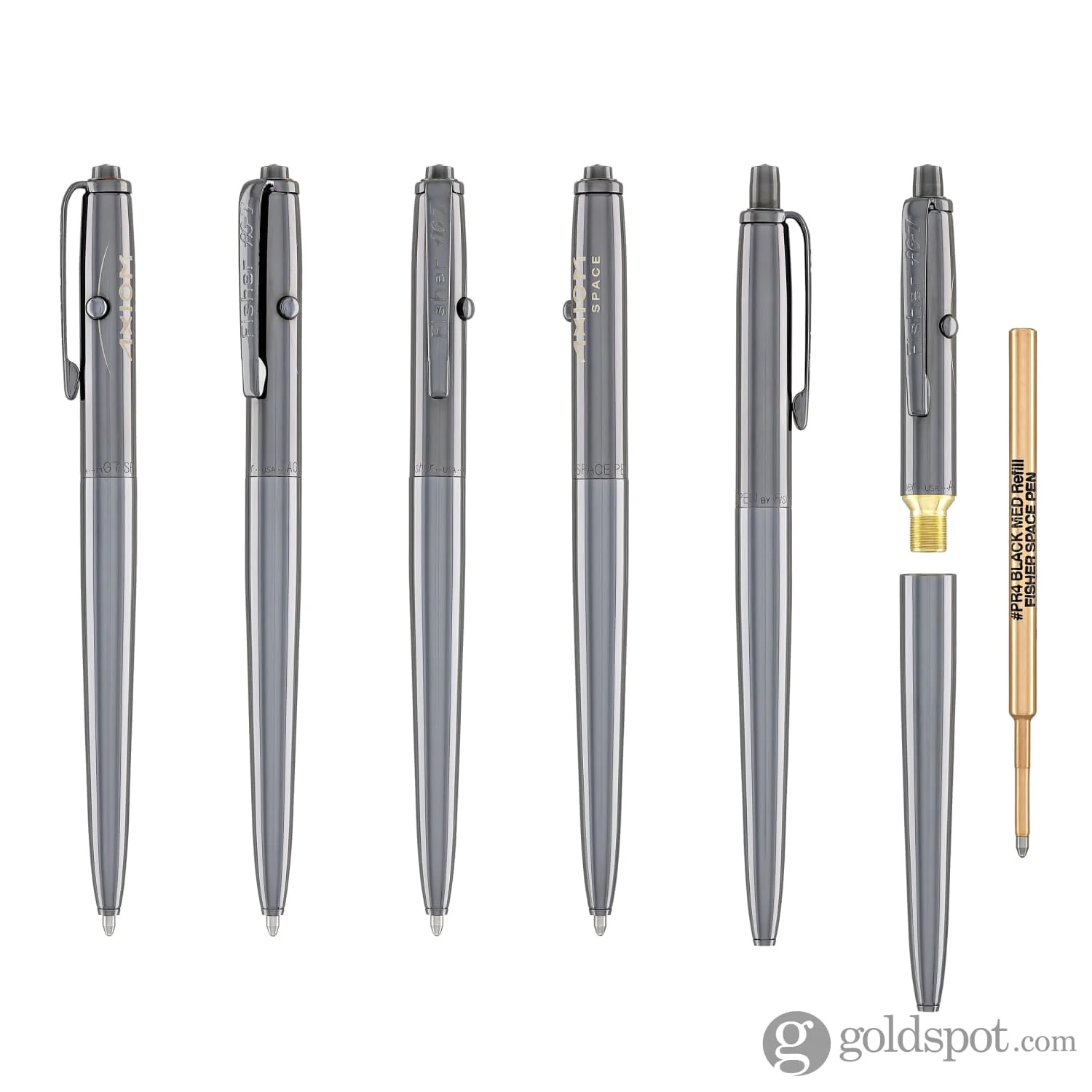 Fisher Space Pen AG7 Astronaut Moonwalker Ballpoint Pen in Black Titanium Nitride with Axiom Space Logo - Image 5