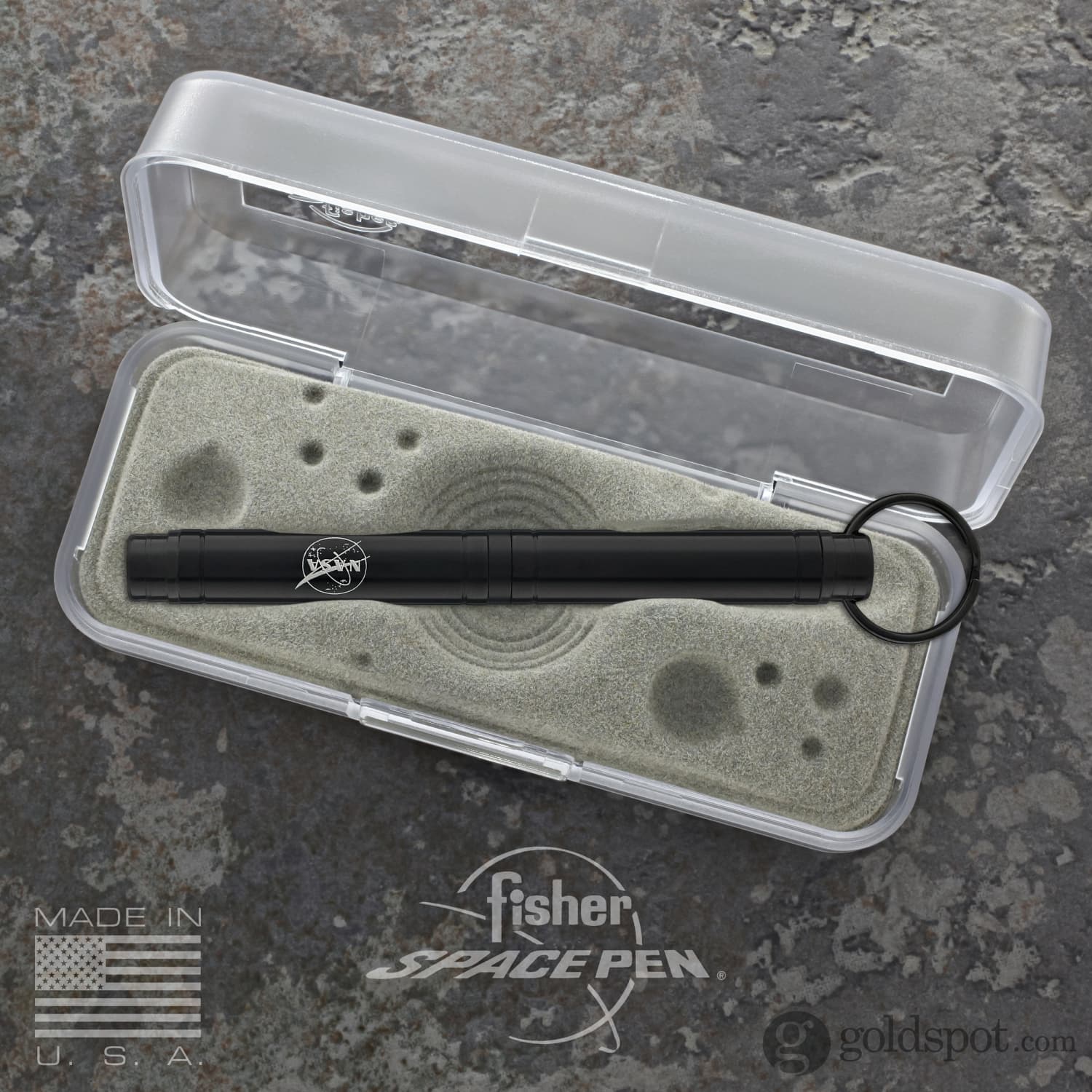 Fisher Space Pen Backpacker Ballpoint Pen in Black with NASA Meatball Logo - Image 6