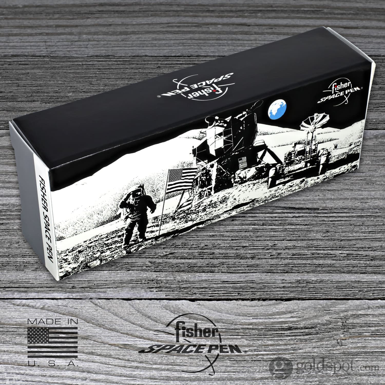 Fisher Space Pen Backpacker Ballpoint Pen in Black with NASA Meatball Logo - Image 8