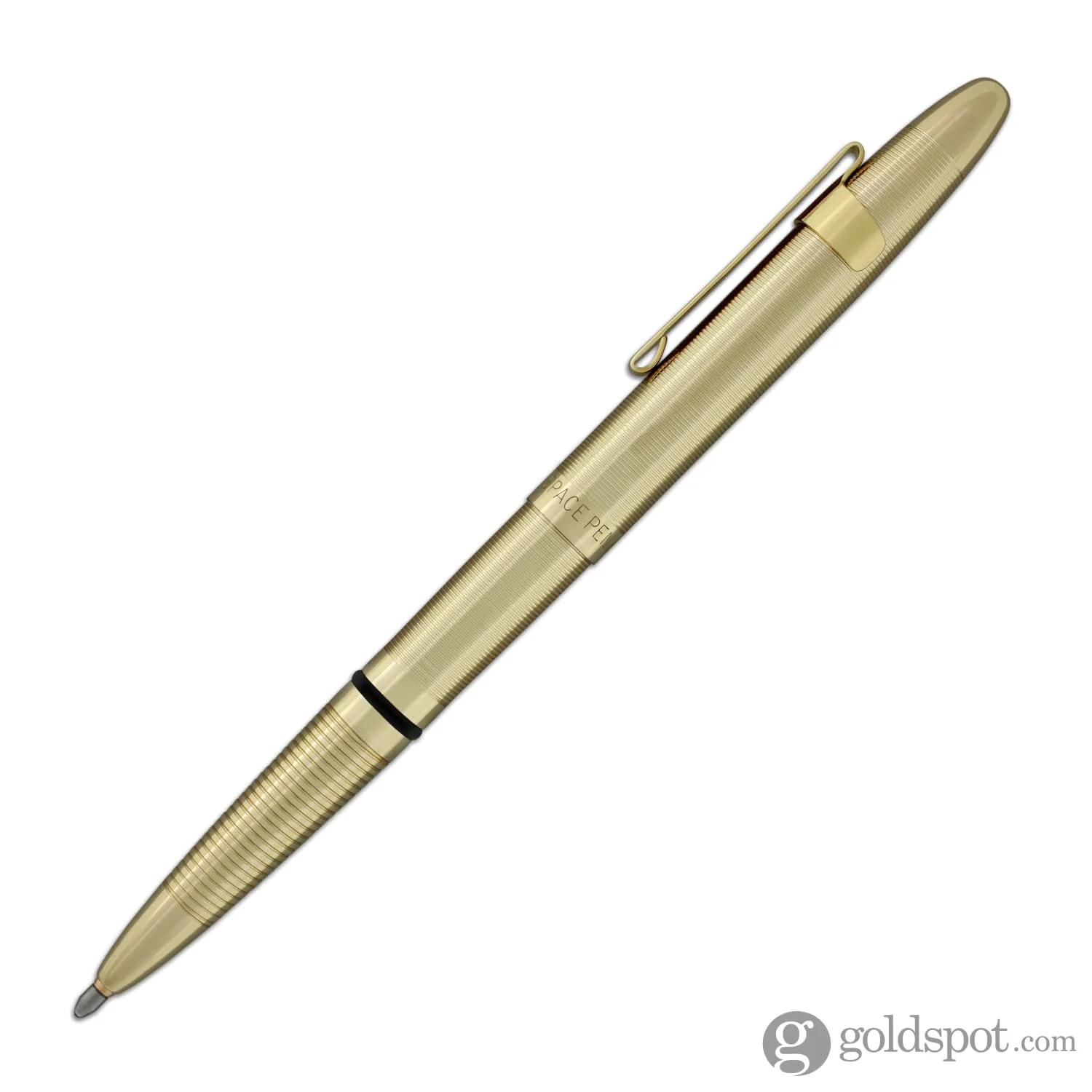 Fisher Space Pen Bullet Ballpoint Pen in Lacquered Brass with Clip - Image 3