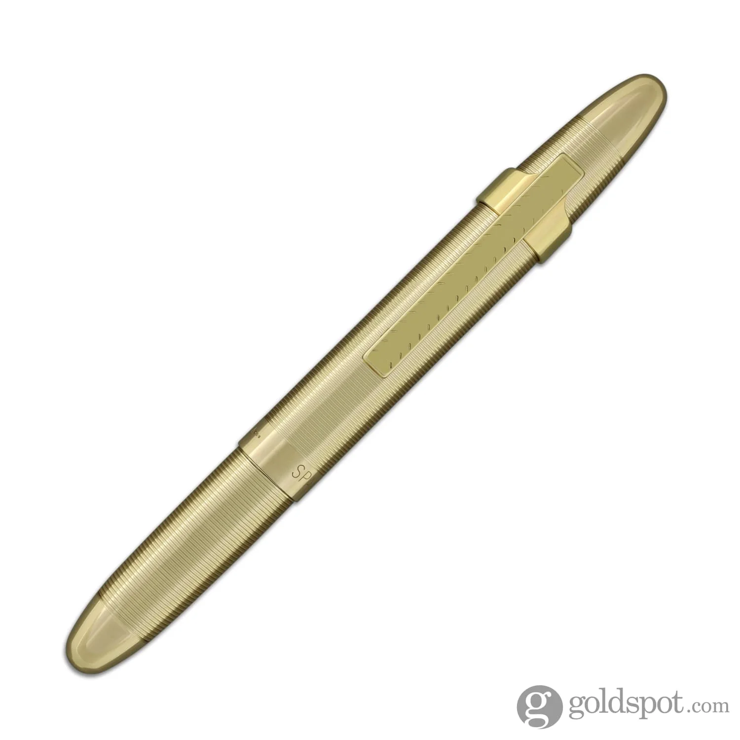 Fisher Space Pen Bullet Ballpoint Pen in Lacquered Brass with Clip - Image 4