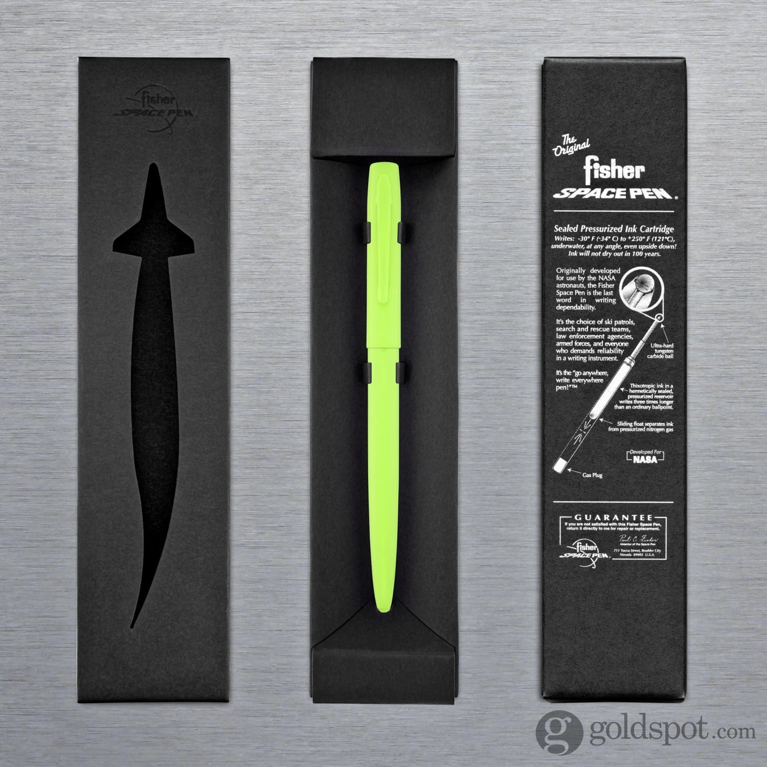 Fisher Space Pen Cap-O-Matic Ballpoint Pen in Tradesman Yellow - Image 9