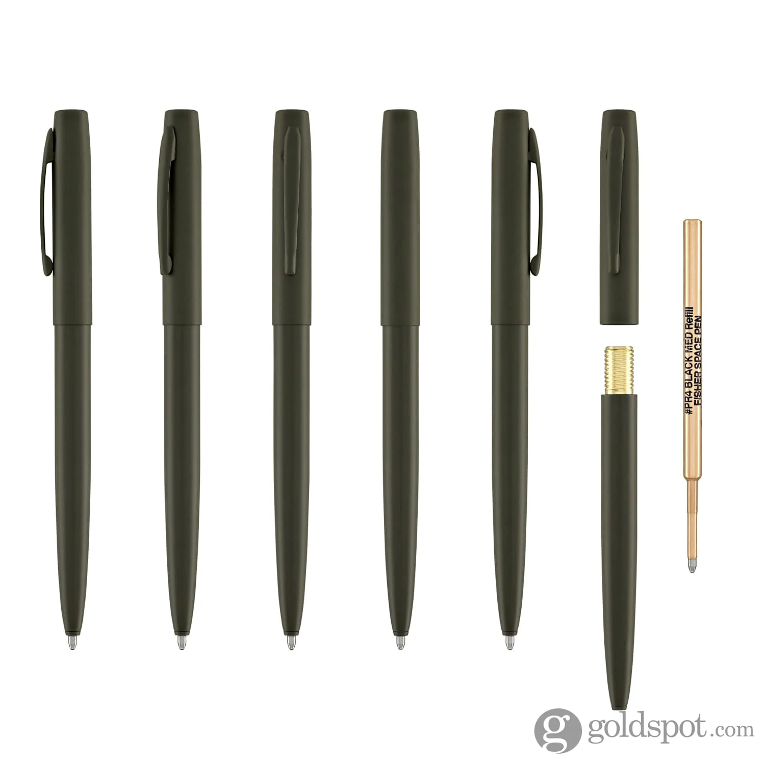 Fisher Space Pen Cerakote® Cap-O-Matic Ballpoint Pen in Olive Drab Green - Image 6