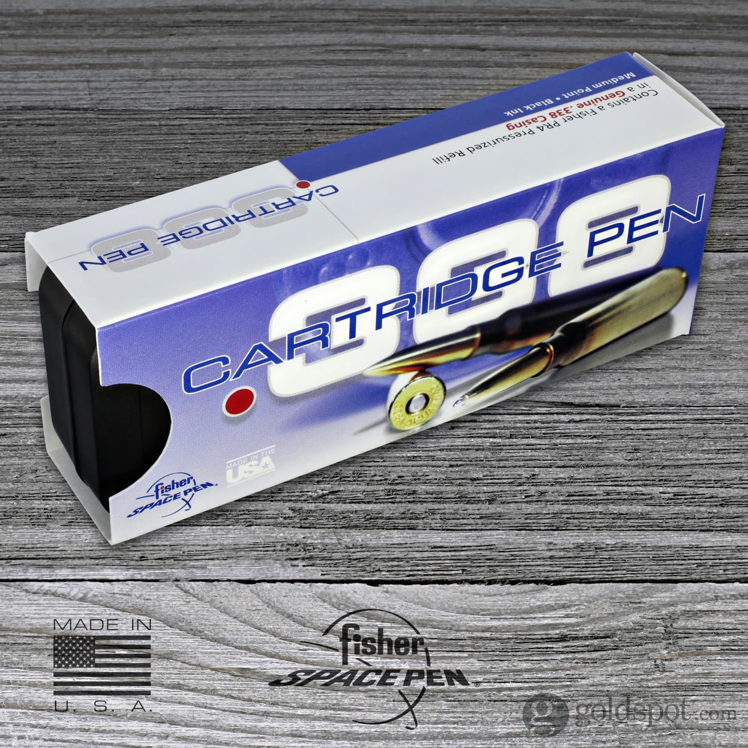 Fisher Space 338 Genuine Ballpoint Pen in Raw Brass - Image 5