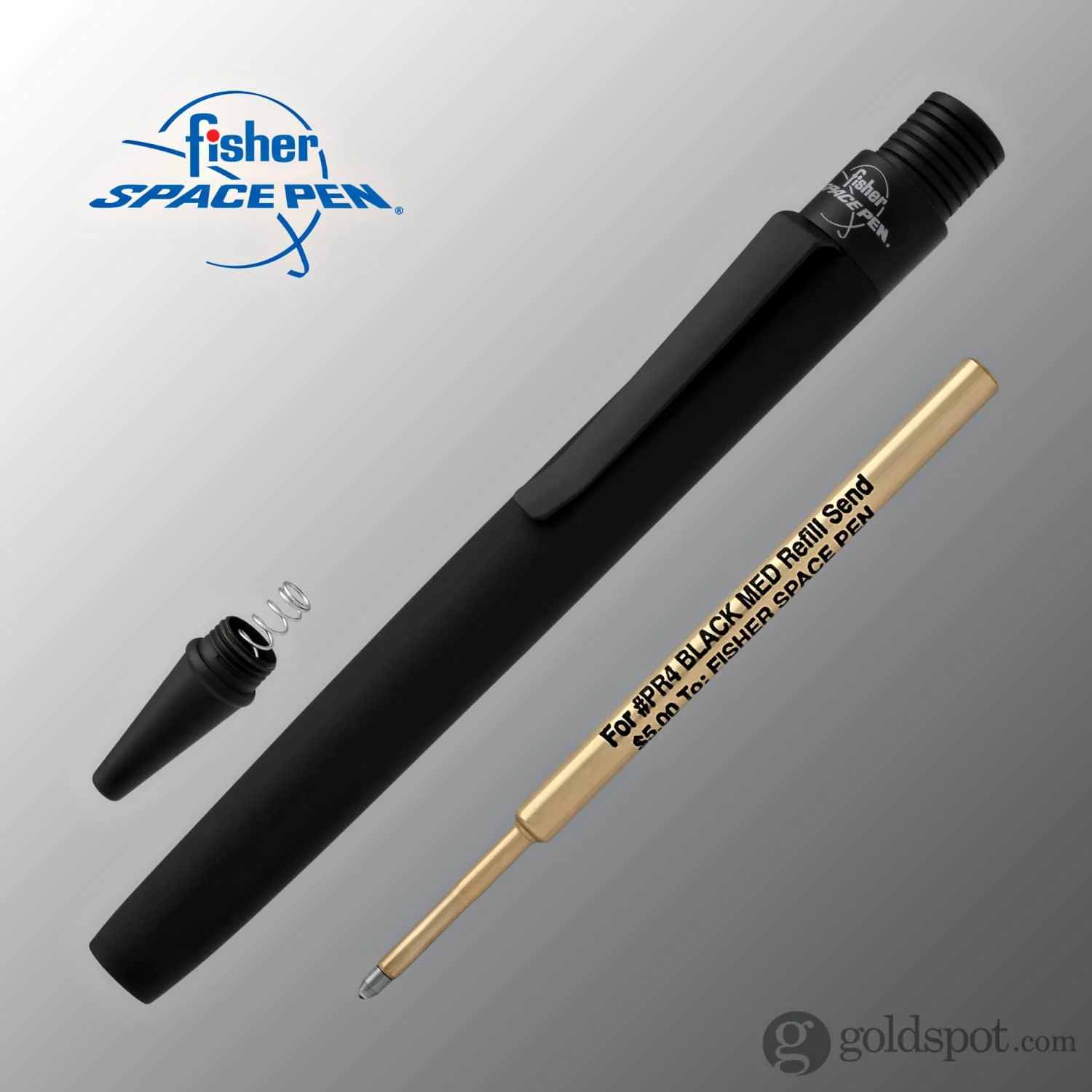 Fisher Space Zero Gravity Ballpoint Pen in Matte Black - Image 6