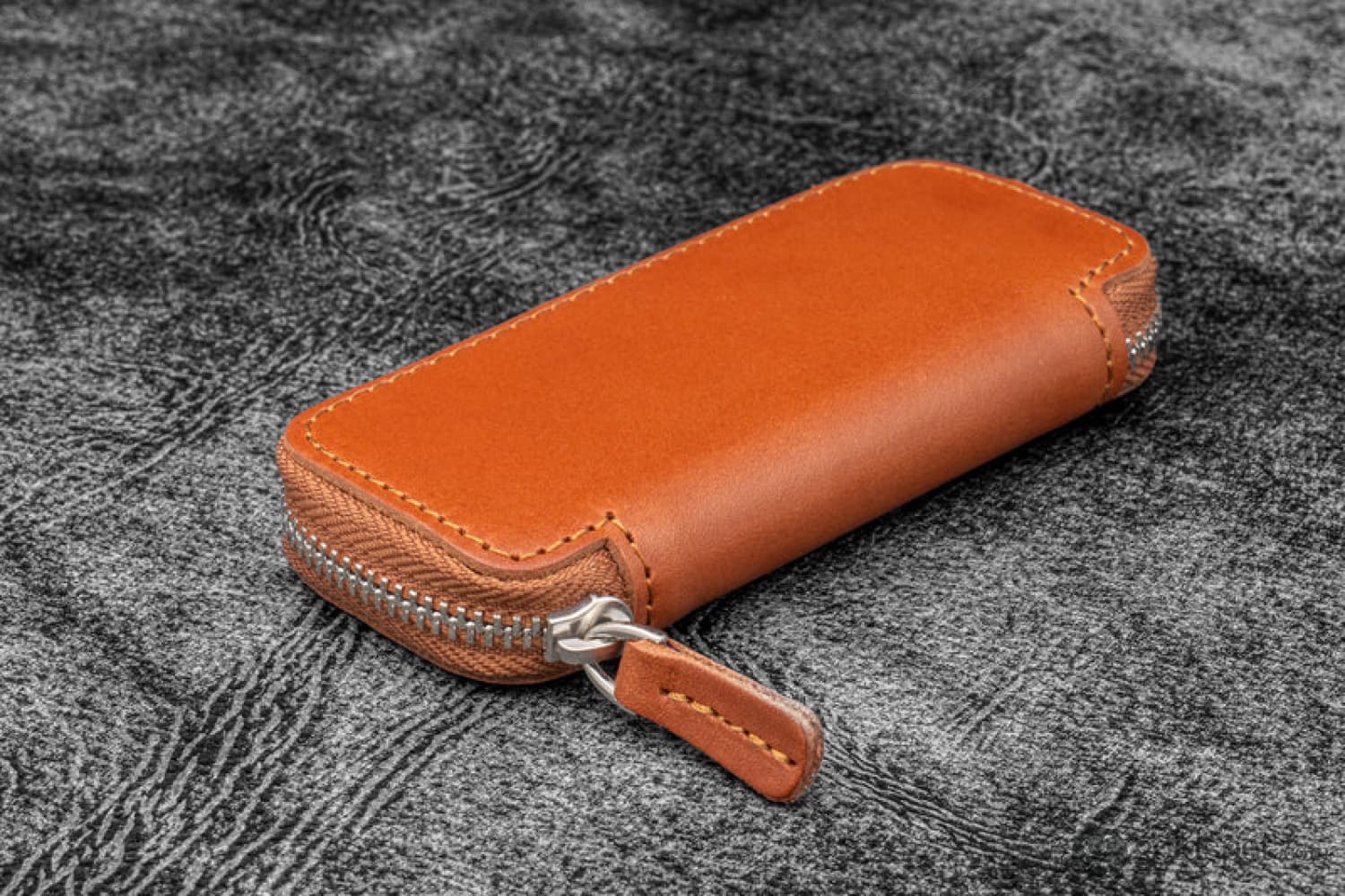 Galen Leather 2 Pen Case for Kaweco - Pocket Pen in Brown - Image 3