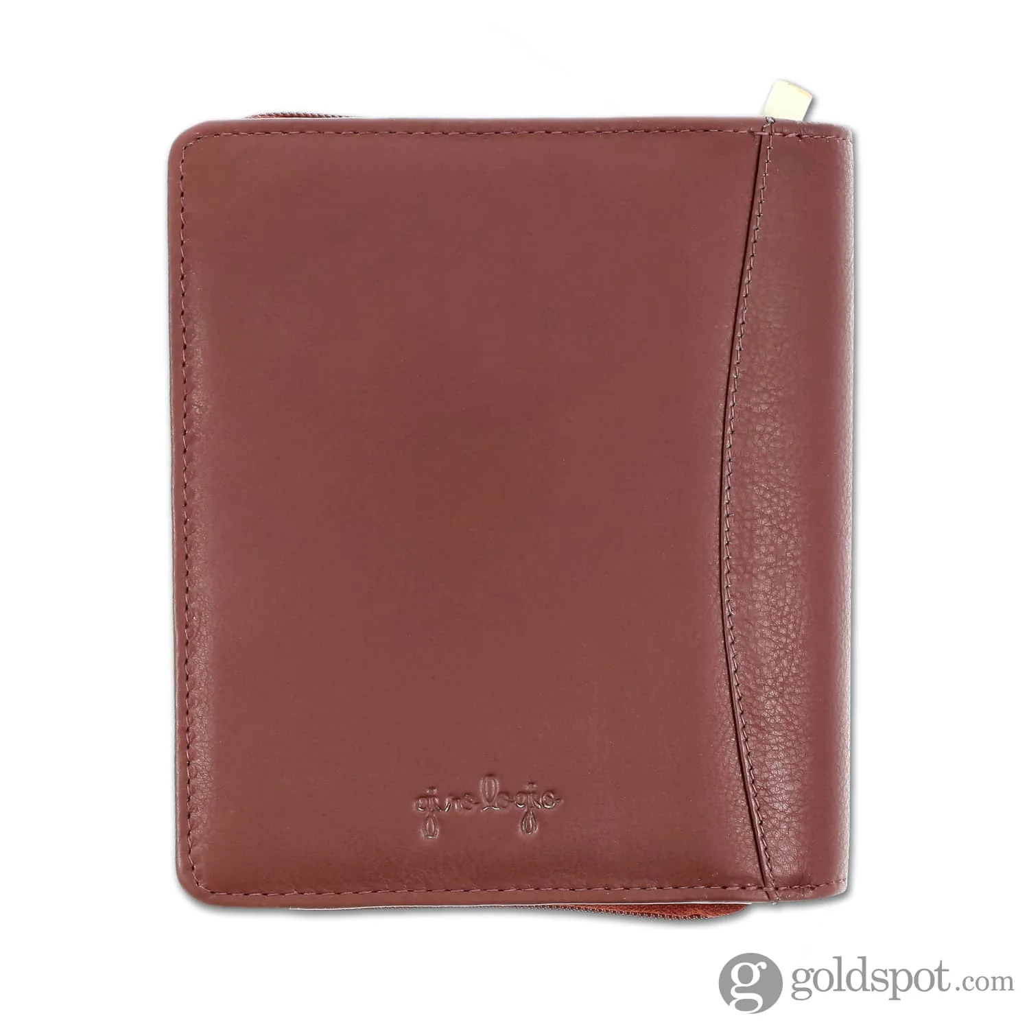 Girologio 12 Zippered Pen Case in Antique Brown - Image 6