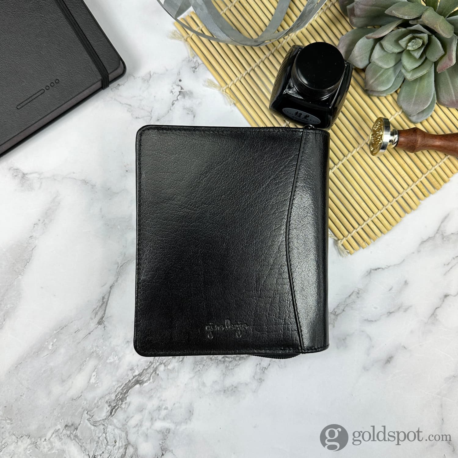 Girologio 12 Zippered Pen Case in Black - Image 4