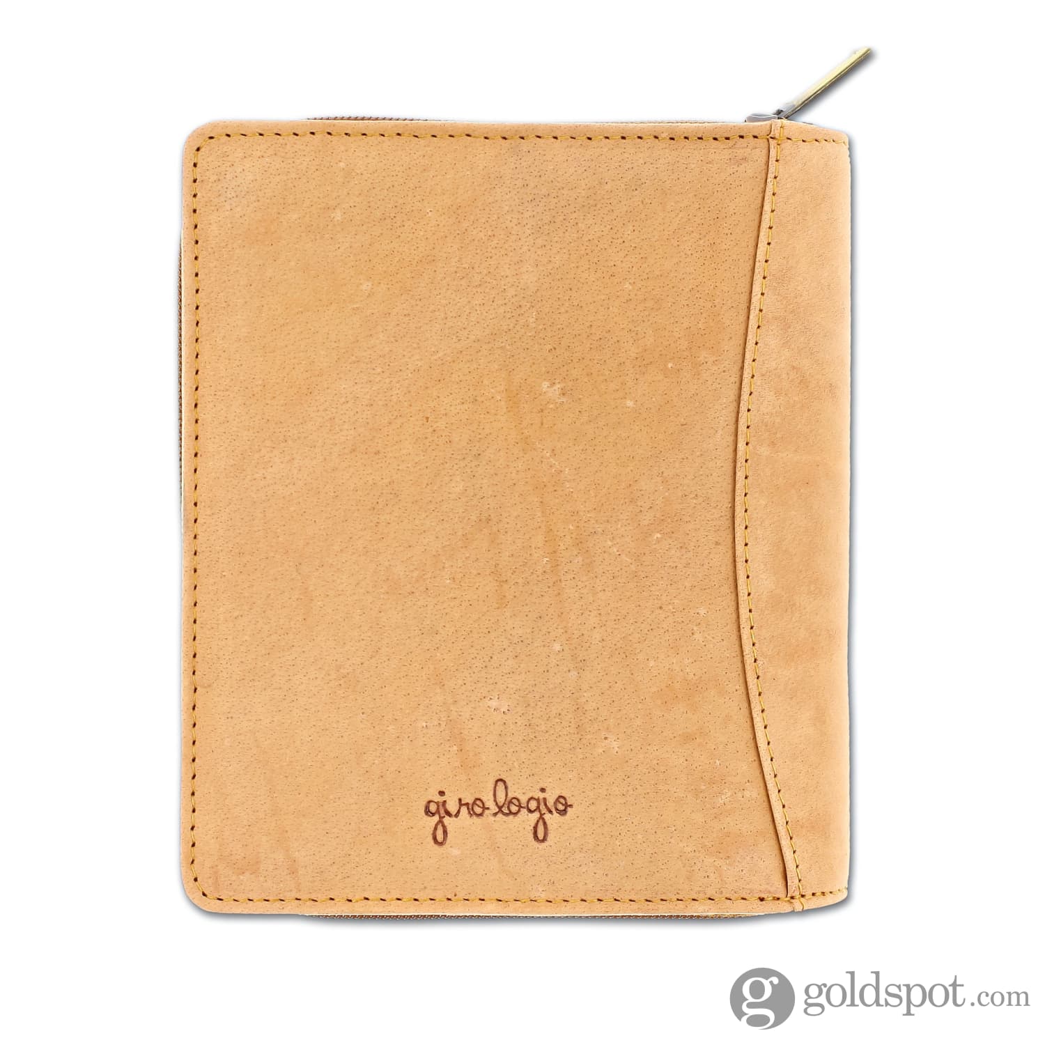 Girologio 12 Zippered Pen Case in Saddle Tan - Image 6