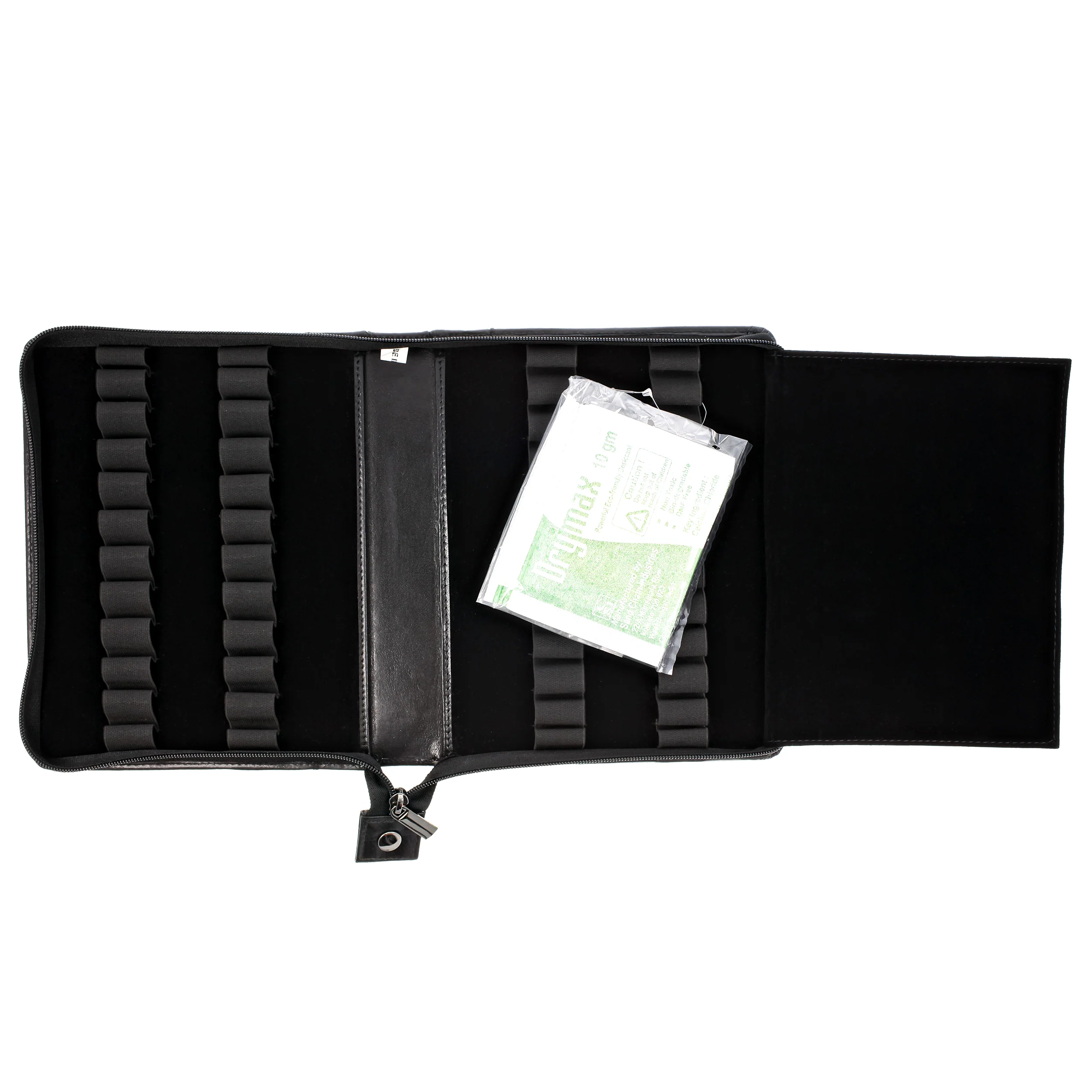 Girologio 24 Zippered Pen Case in Black - Image 3
