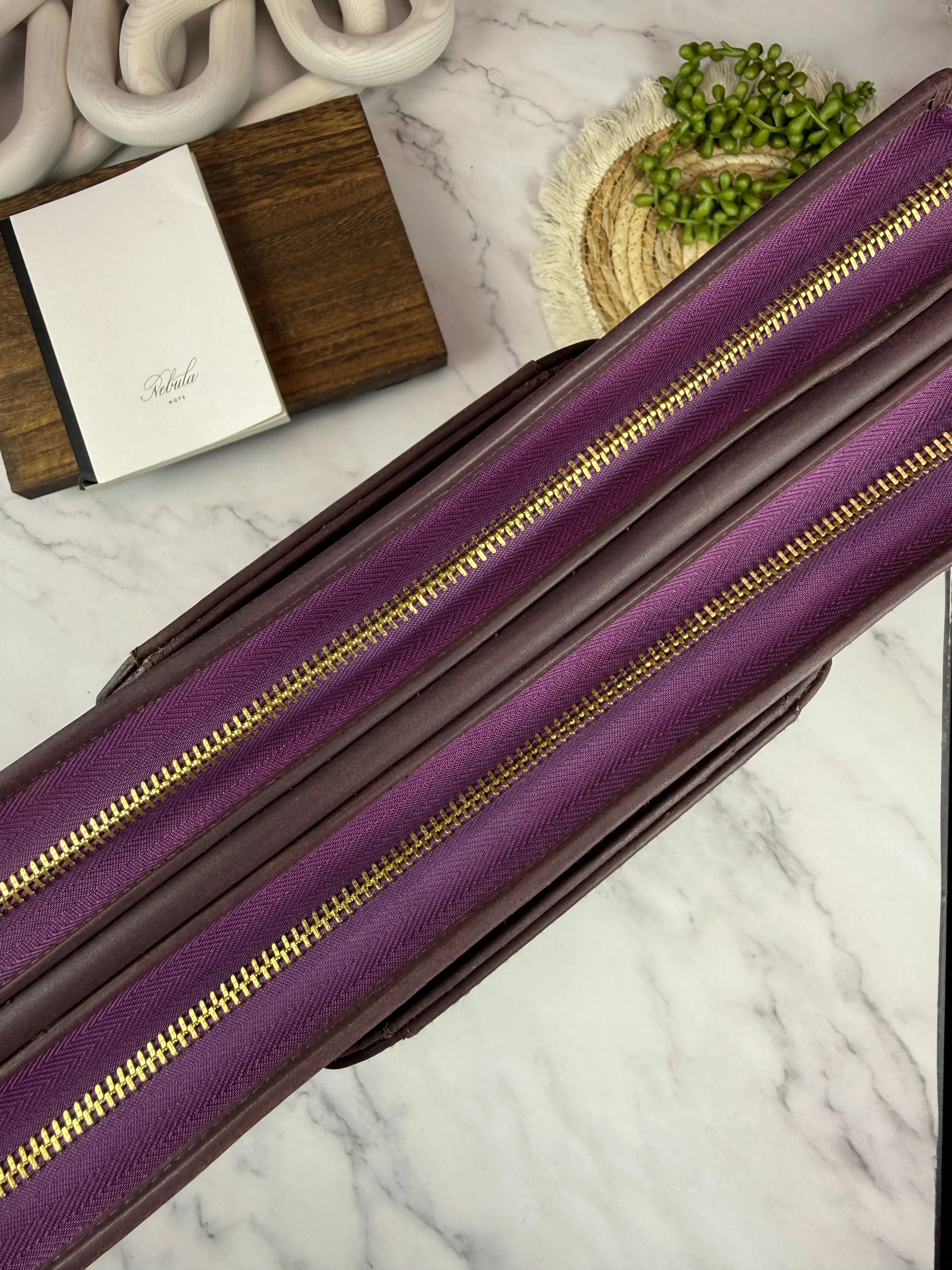 Girologio 96 Zippered Pen Case in Sugar Plum - Image 4