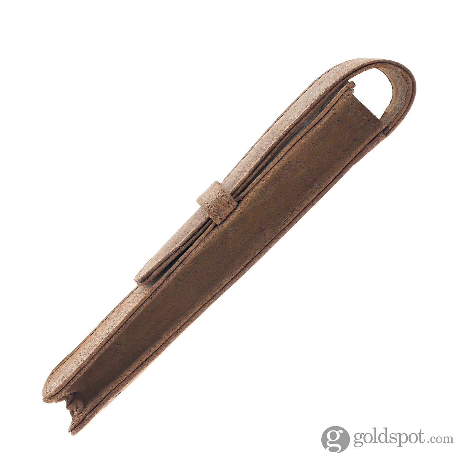 Girologio Single Pen Case in Bomber Brown - Image 5