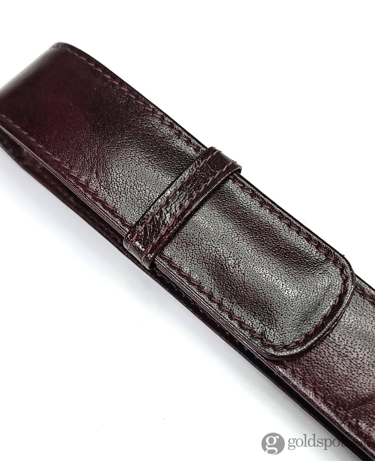 Girologio Single Pen Case in Oxblood - Image 4