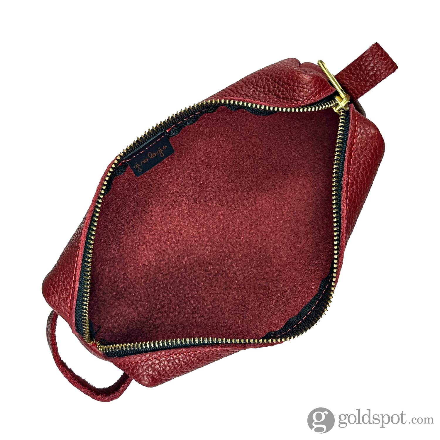 Girologio YKK Zipper Pouch in Crimson Ember - Image 2
