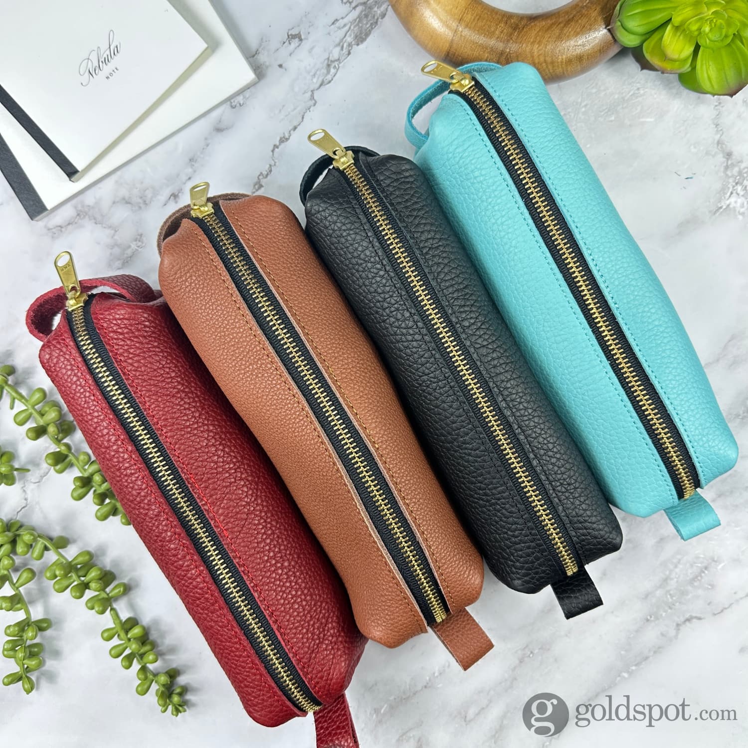 Girologio YKK Zipper Pouch in Midnight Noir - Image 4