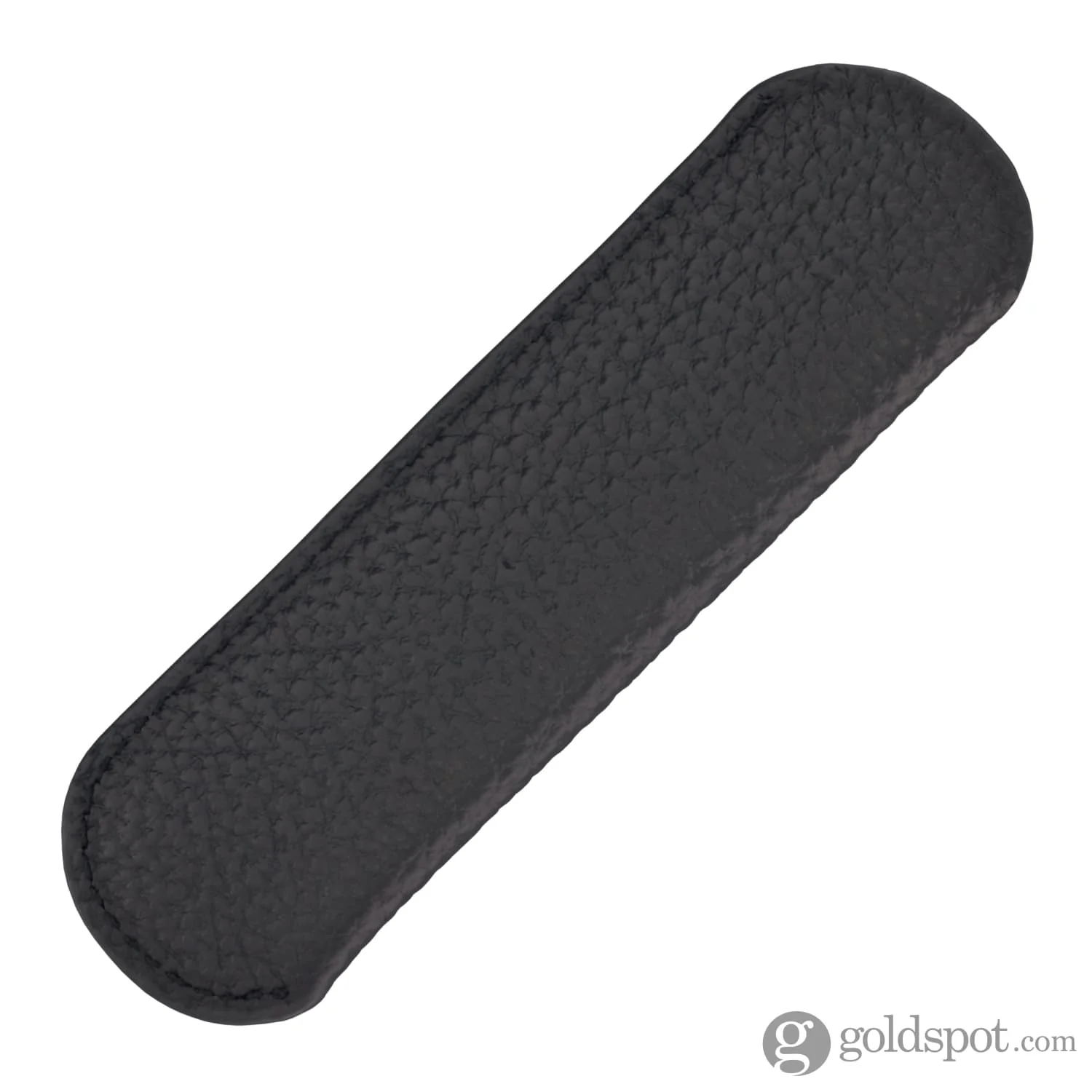 Goldspot Mini Single Pen Leather Sleeve in Pebbled Black - Image 2