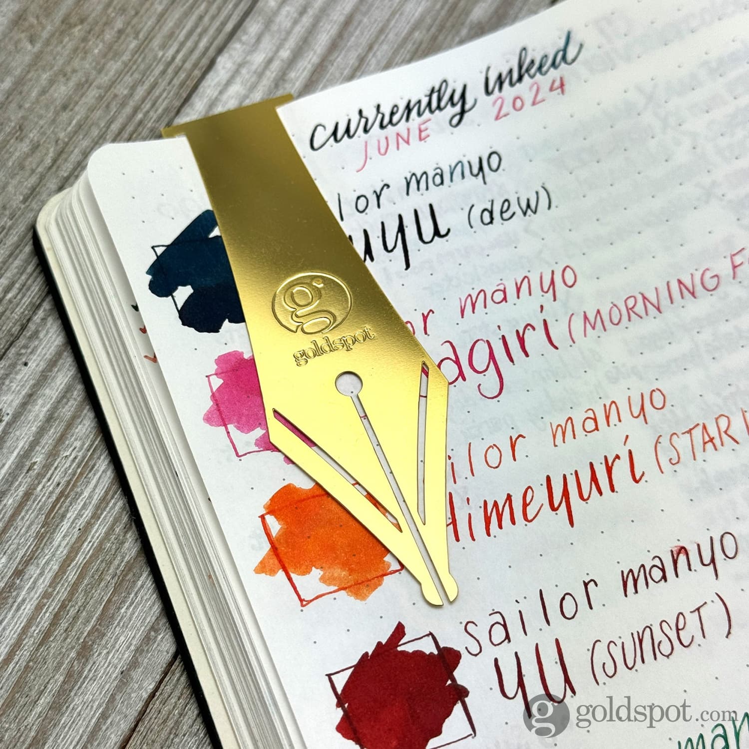Goldspot Pens Nib Bookmark - Image 2