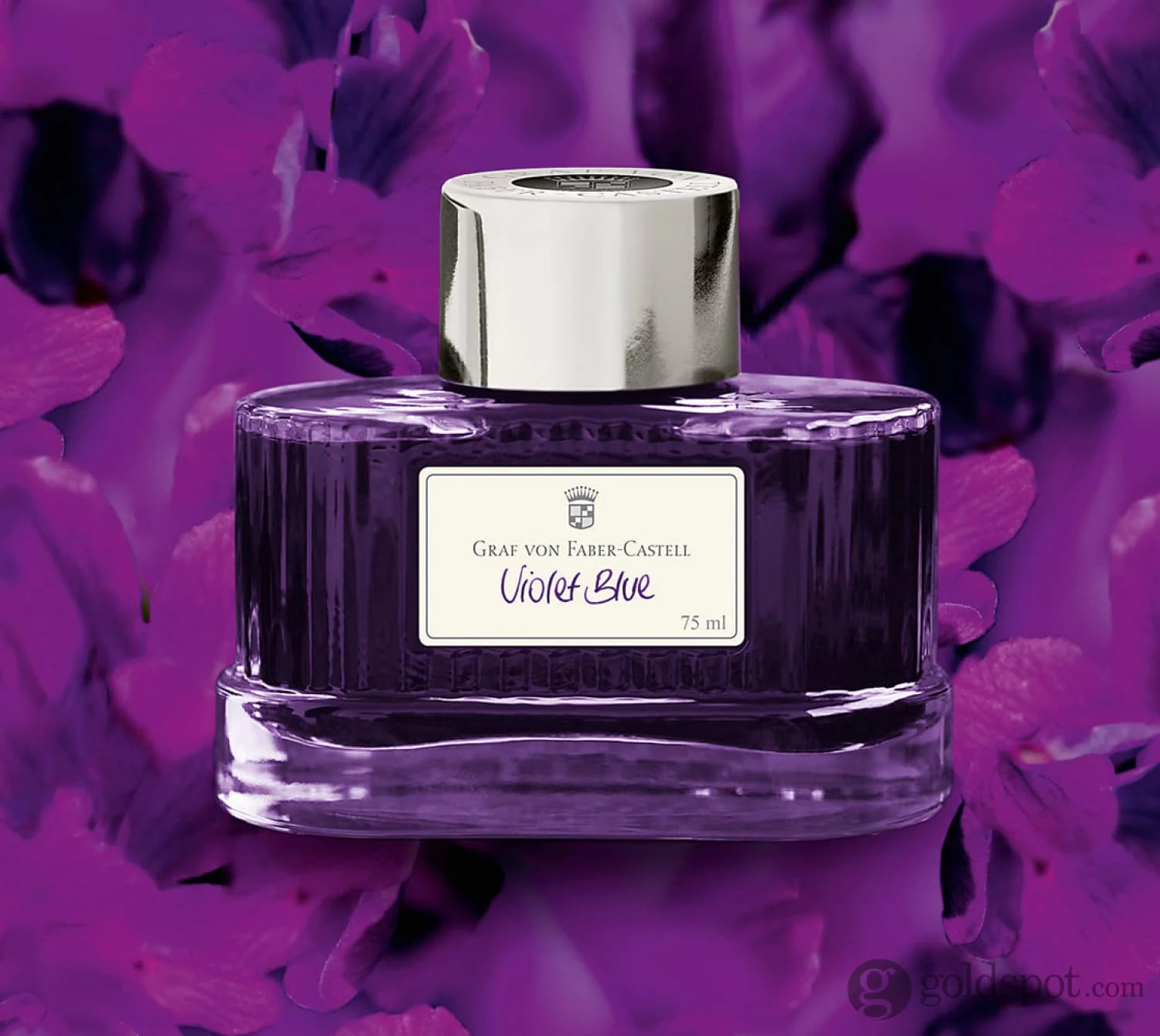 Graf von Faber-Castell Bottled Ink in Violet Blue - 75 mL - Image 2