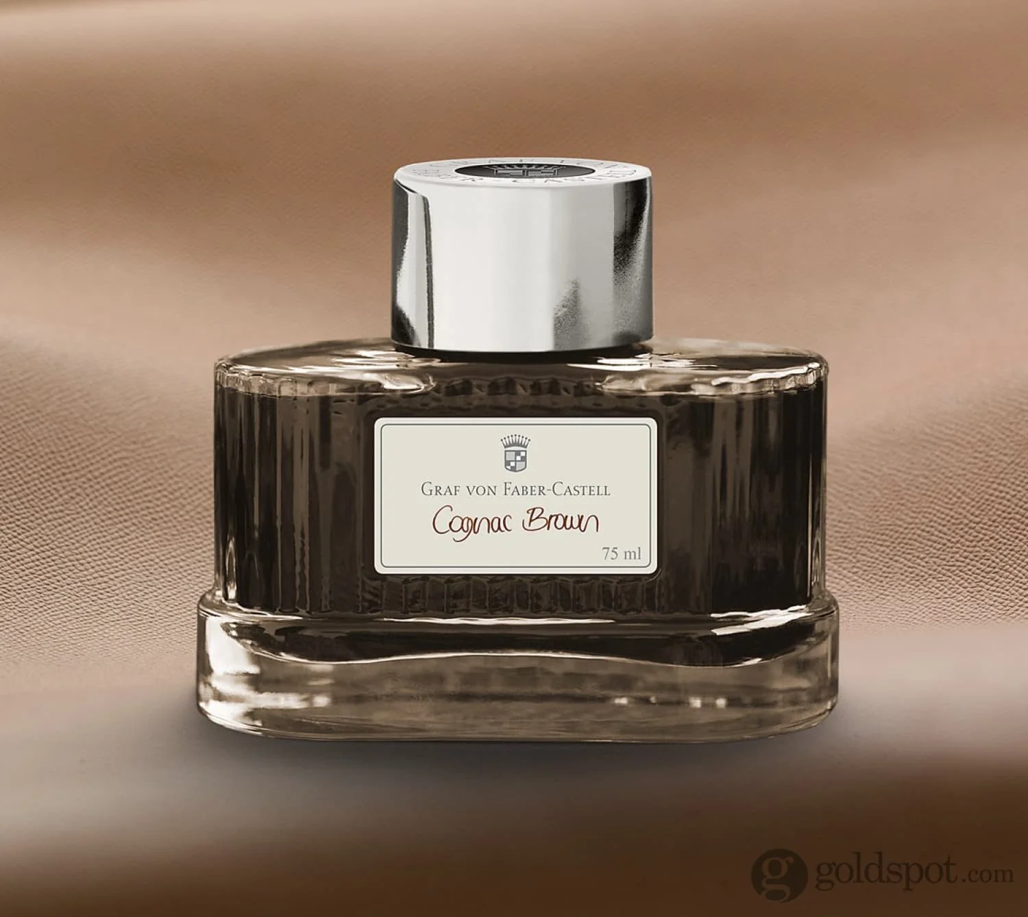 Graf von Faber-Castell Bottled Ink in Cognac Brown - 75 mL - Image 2