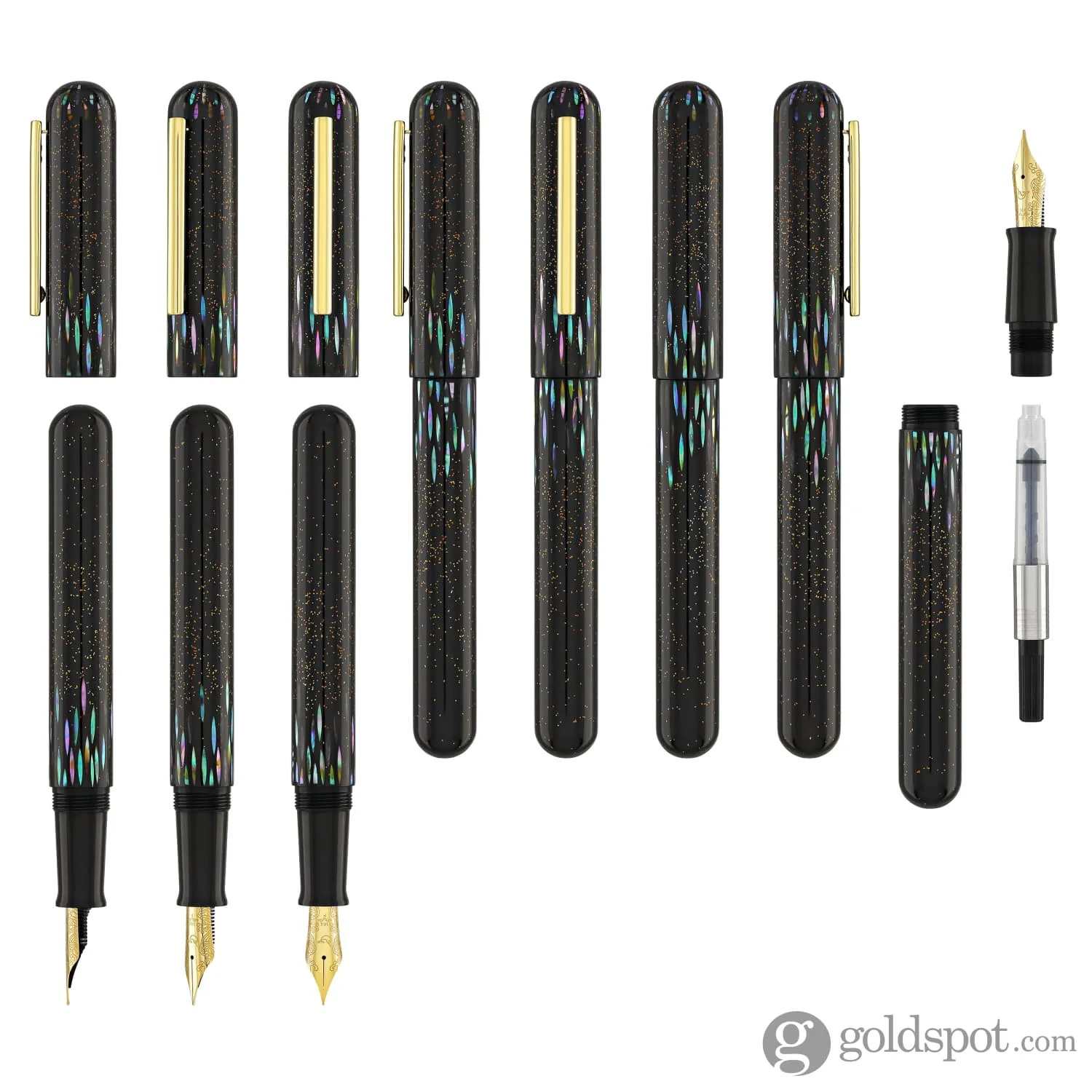 IKKAKU by Nahvalur Fountain Ye-Yu Urushi Raden Pen - Image 8