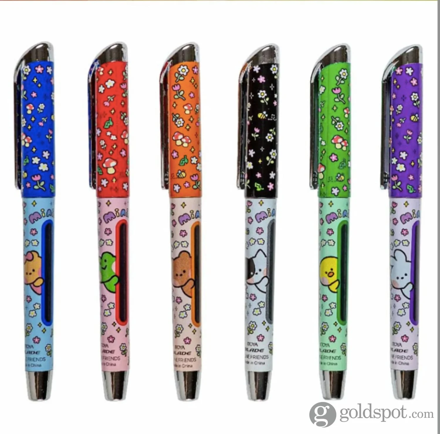Itoya Line Friends Minini Blade Fountain Pen in Black (Jenini) - Image 2