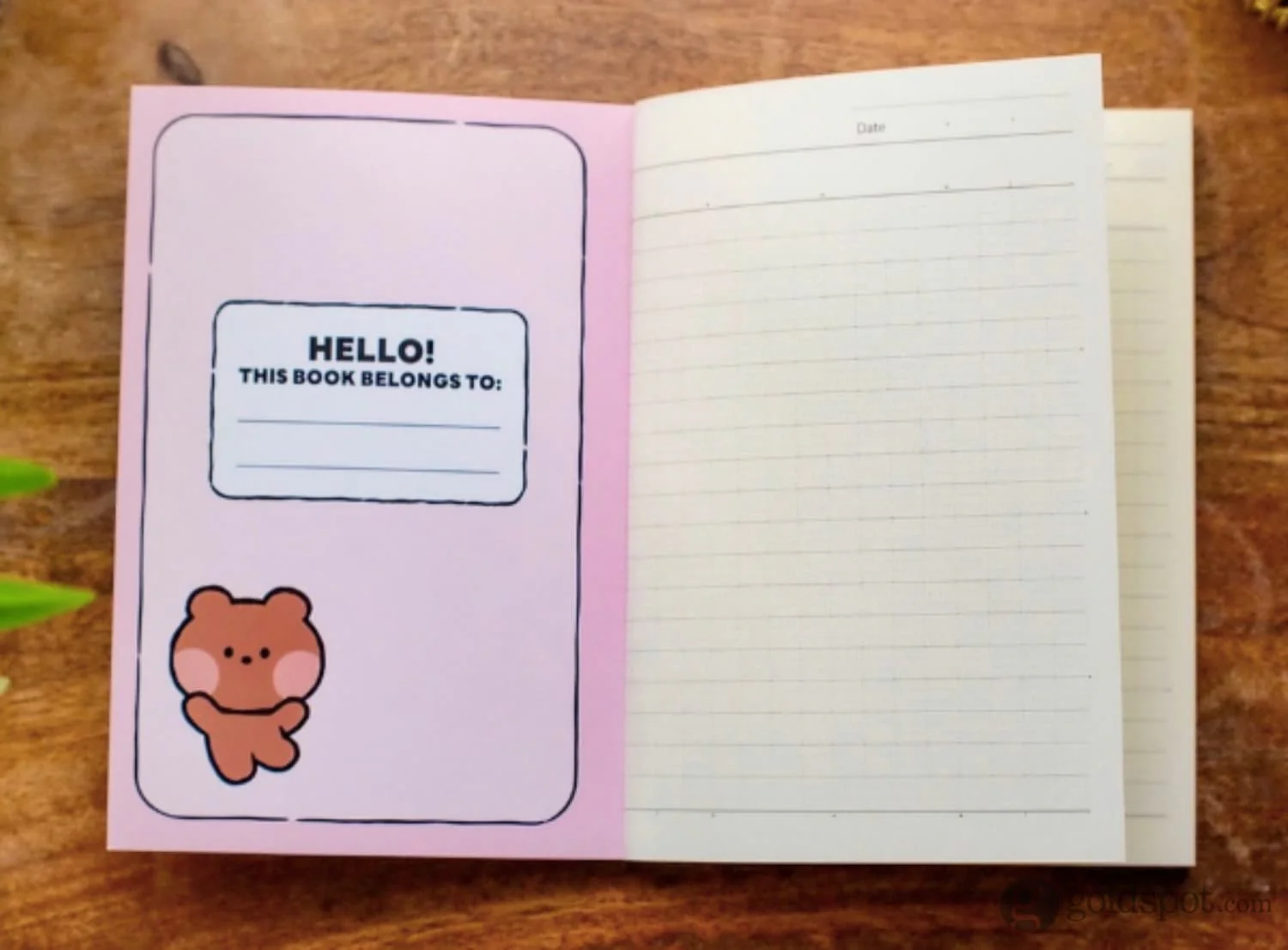 Itoya Oasis Notebook in LINE FRIENDS Minini Hello! - A6 - Image 2