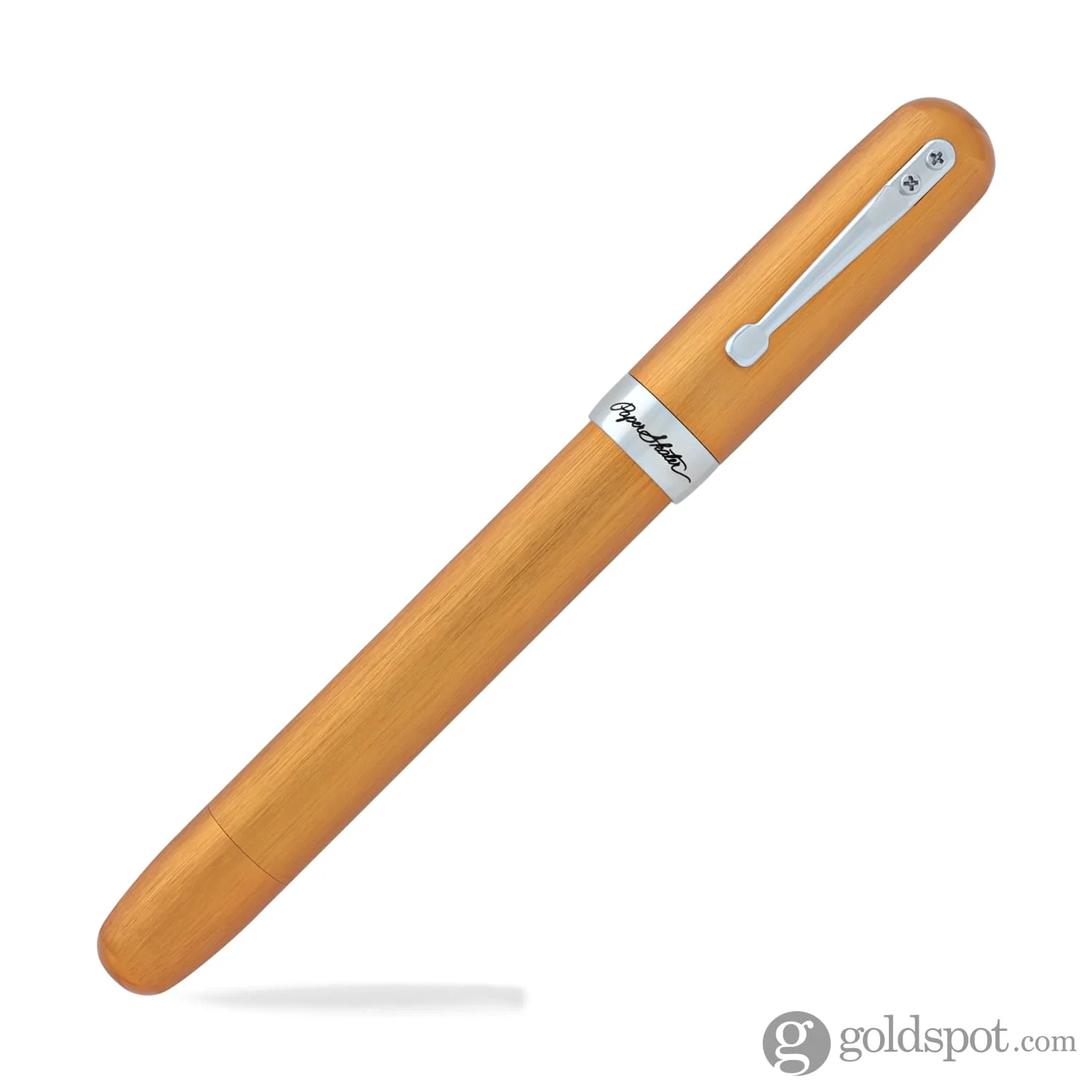 Itoya PaperSkater Galaxy Fountain Pen in Firefly Orange - Fine Point - Image 5