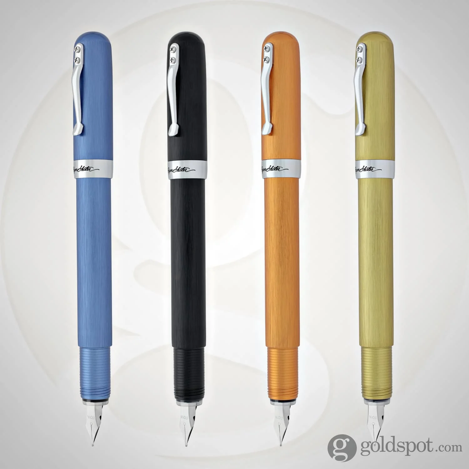 Itoya PaperSkater Galaxy Fountain Pen in Firefly Orange - Fine Point - Image 9