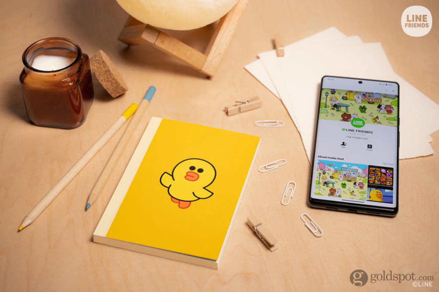 Itoya Profolio Oasis Lined Notebook in LINE FRIENDS "SALLY" - A6 - Image 2