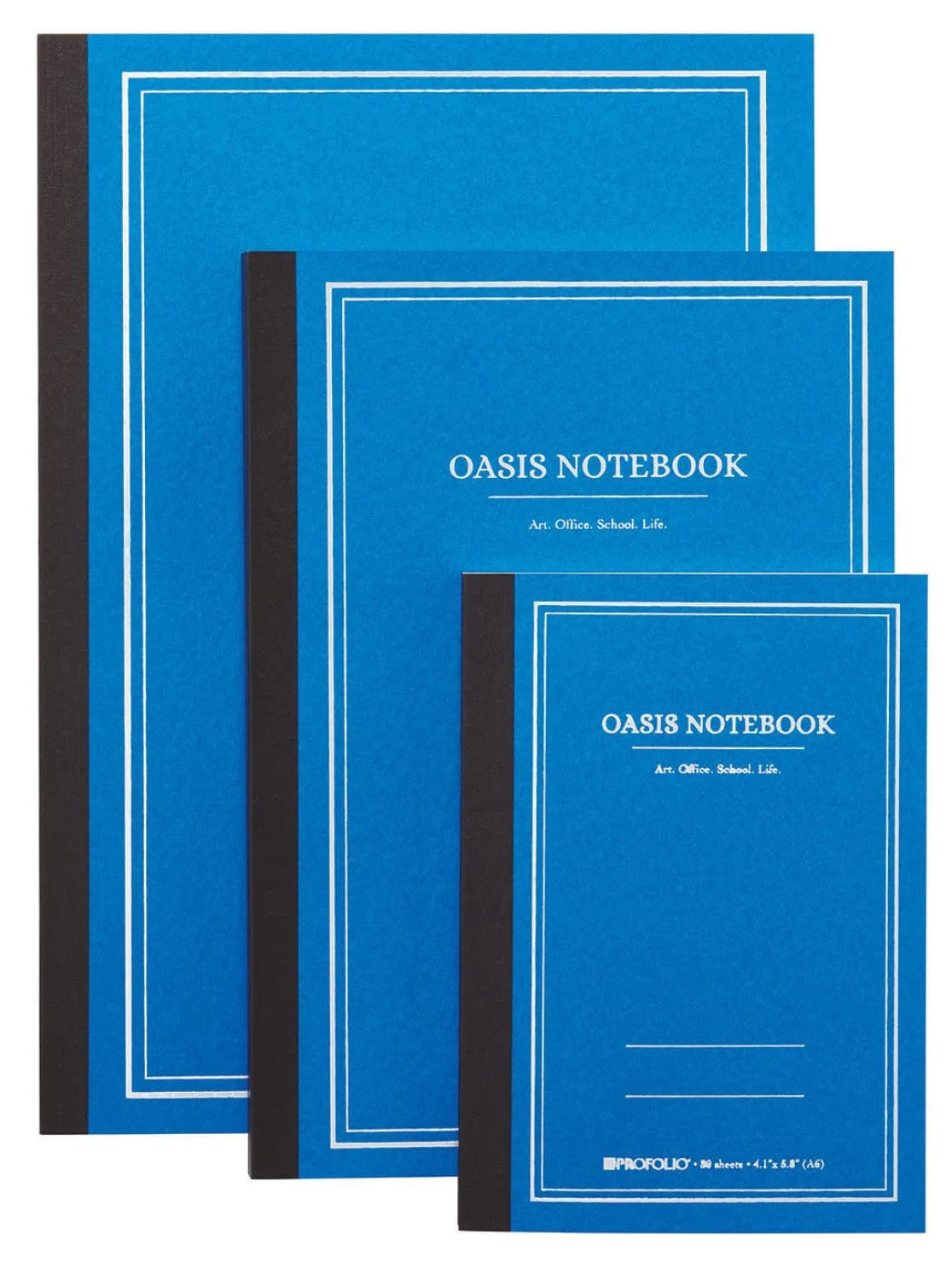 Itoya Profolio Oasis Lined Notebook in Sky - B5