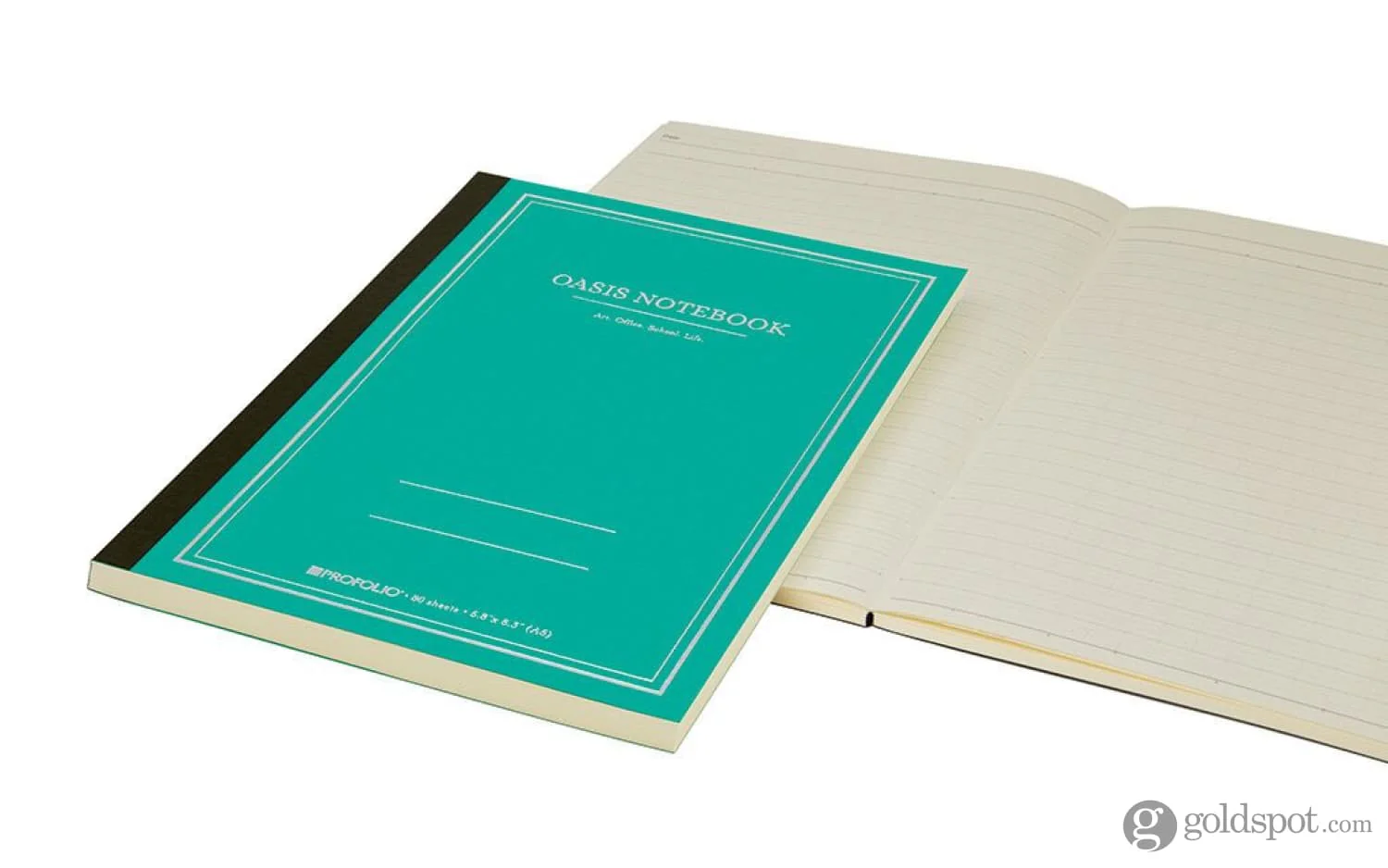 Itoya Profolio Oasis Lined Notebook in Wintergreen - B5 - Image 3