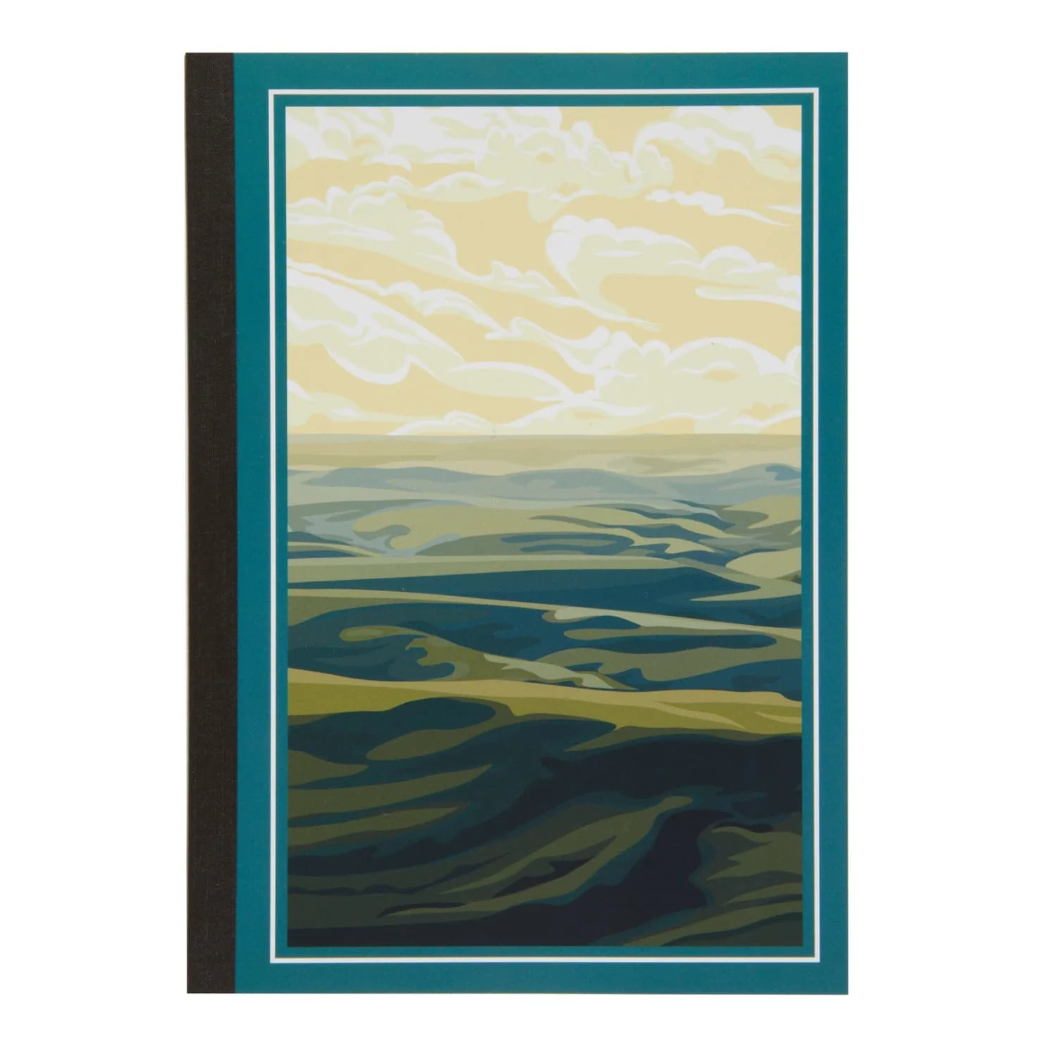 Itoya Profolio Oasis National Parks Lined Notebook in Tallgrass Prairie - A5