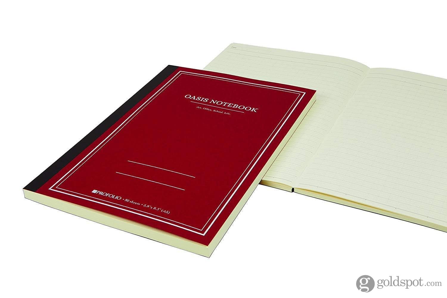 Itoya Profolio Oasis Lined Notebook in Brick - A6 - Image 3