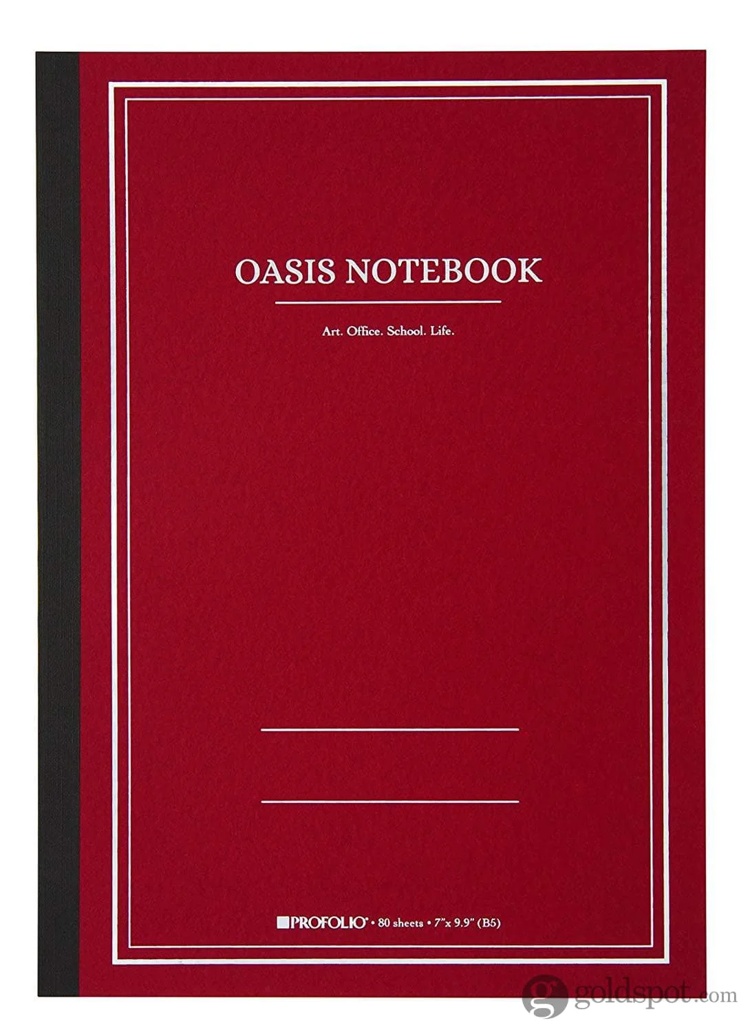 Itoya Profolio Oasis Lined Notebook in Brick - B5 - Image 2