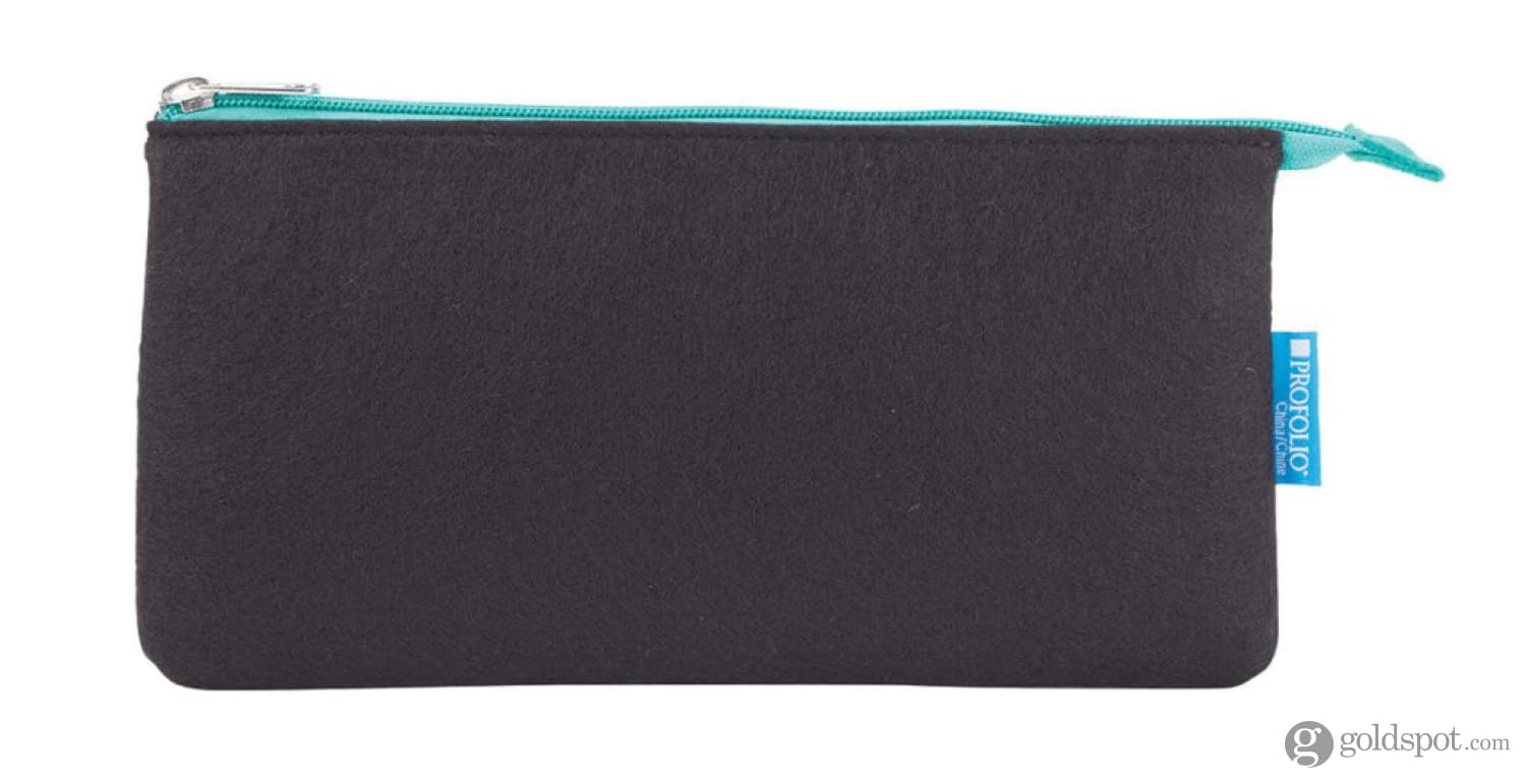 Itoya Profolio Small Midtown Pouch in Black / Wintergreen - Image 2