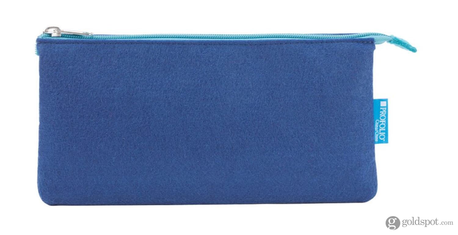 Itoya Profolio Small Midtown Pouch in Blue / Lagoon - Image 2